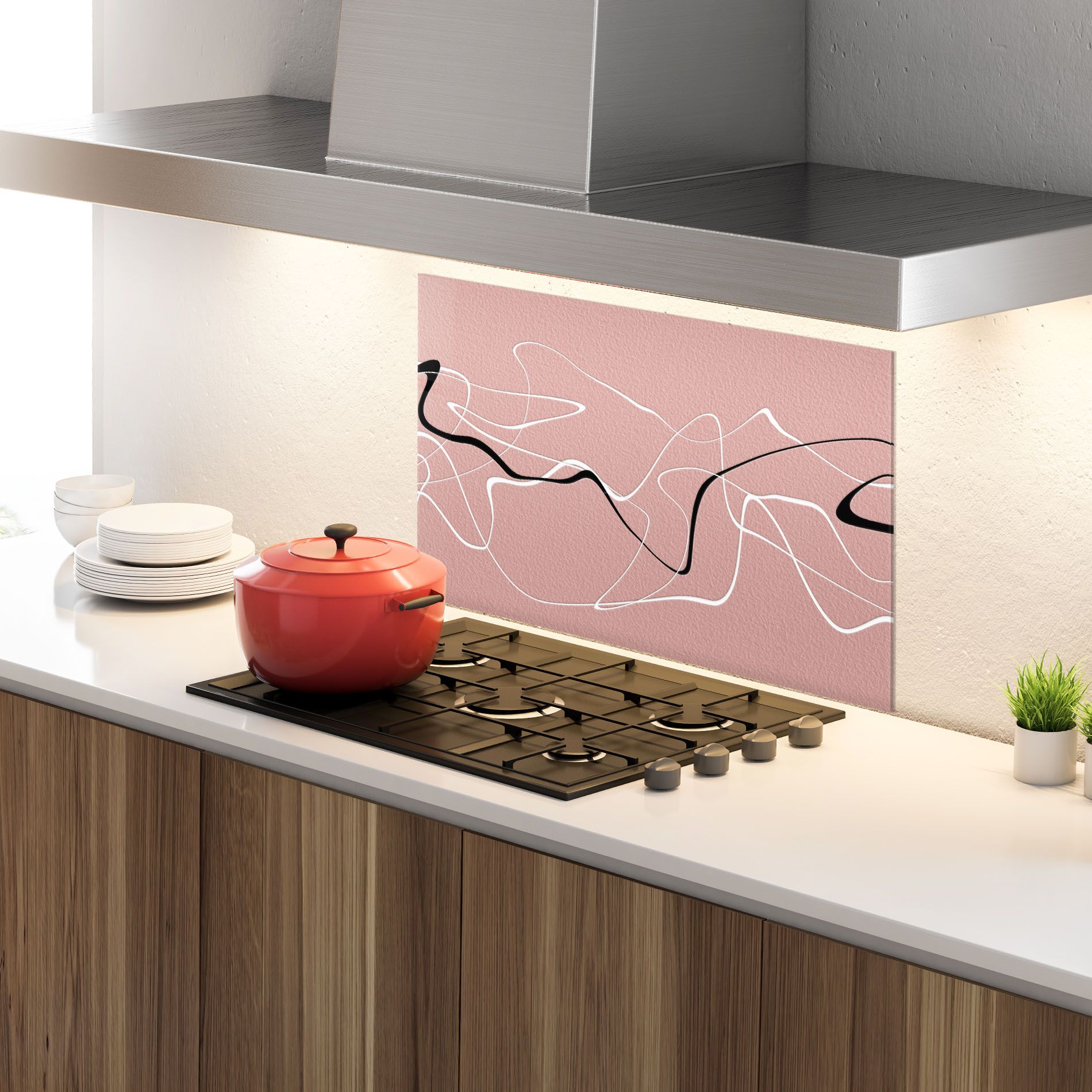 Abstract Pink Painting mockup 4