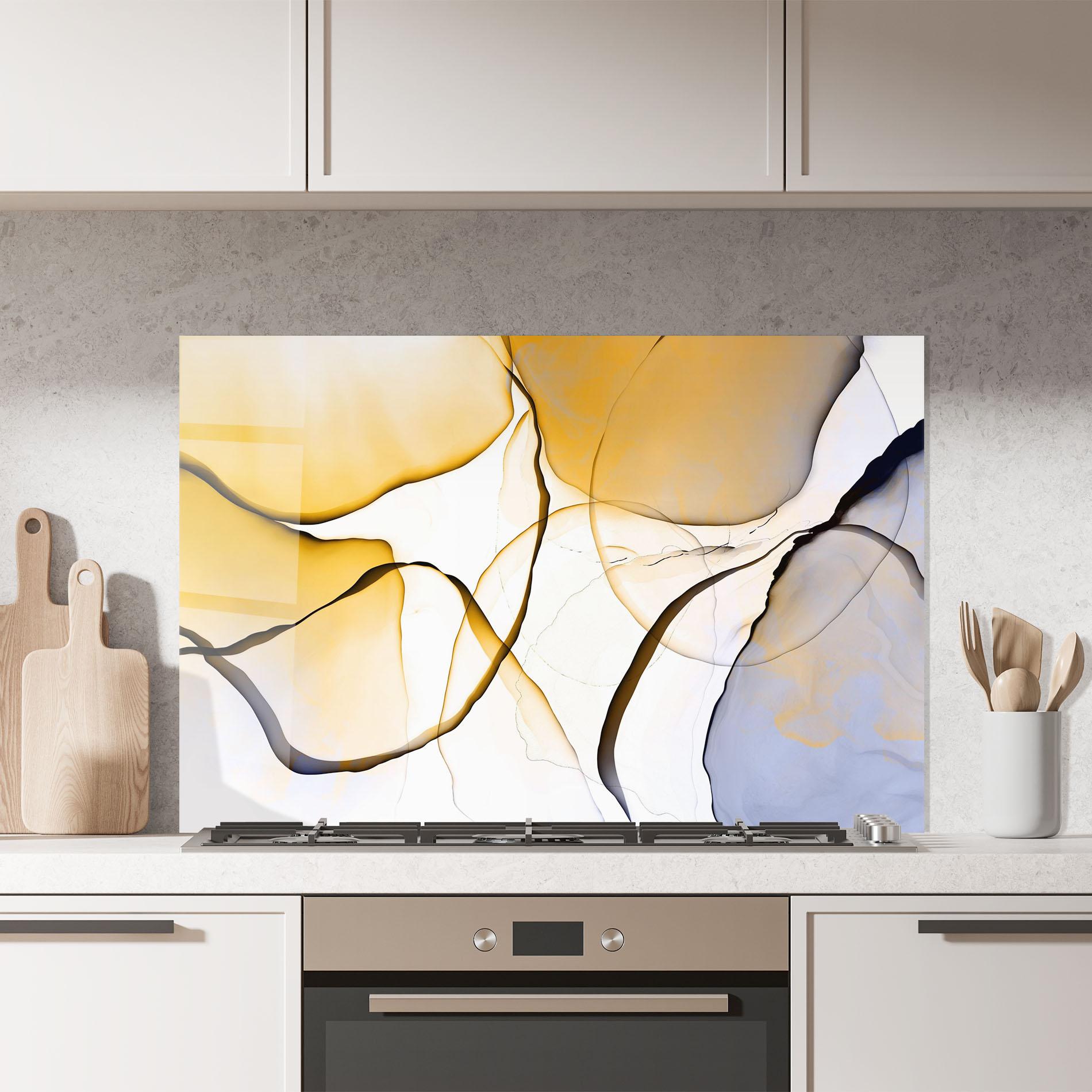 Panou Sticla Bucatarie Abstract Alcohol Ink mockup 7