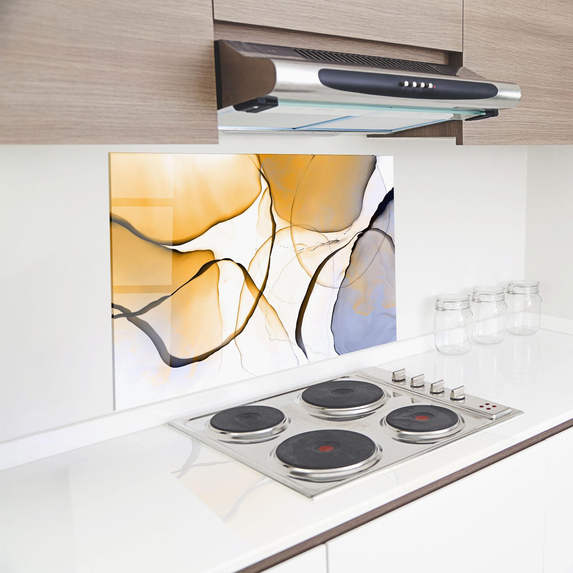 Panou Sticla Bucatarie Abstract Alcohol Ink mockup 8