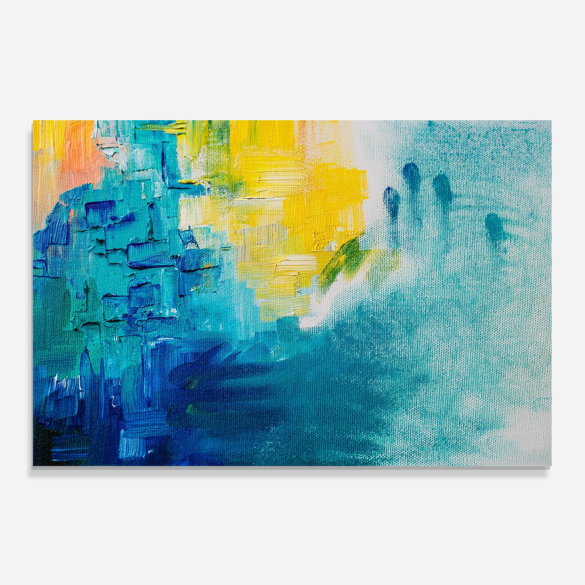 Panou Sticla Bucatarie Abstract Hand Mark mockup 0