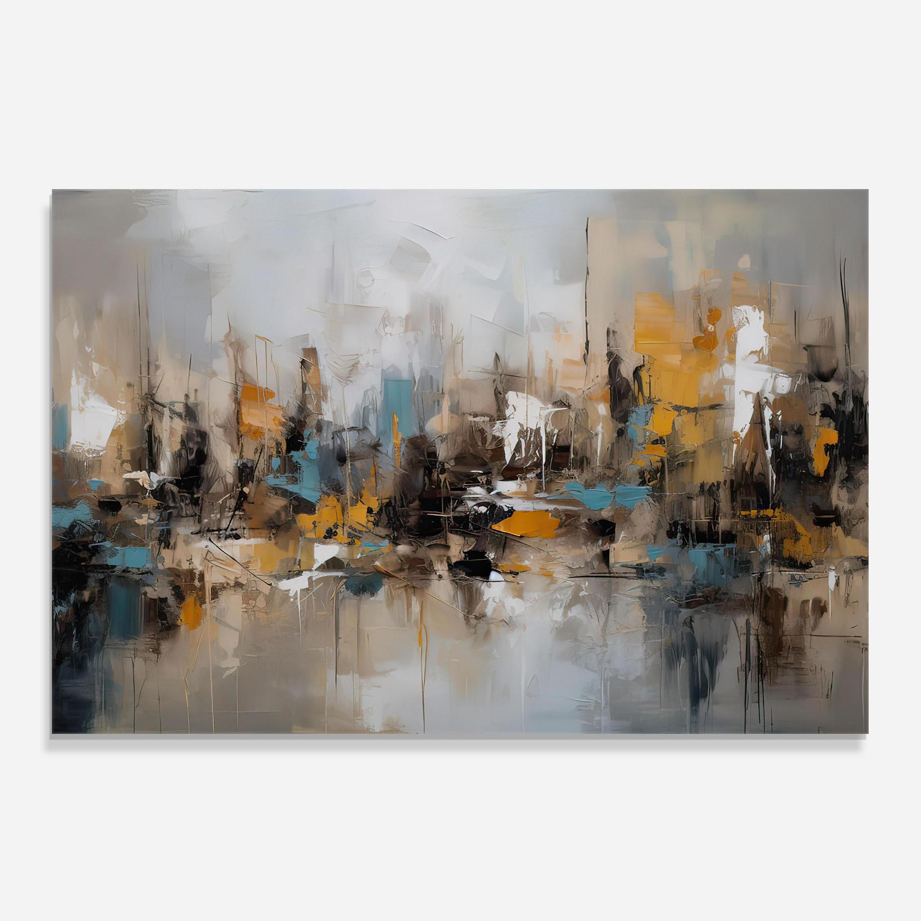 Panou Sticla Bucatarie Abstract Los Angeles mockup 0