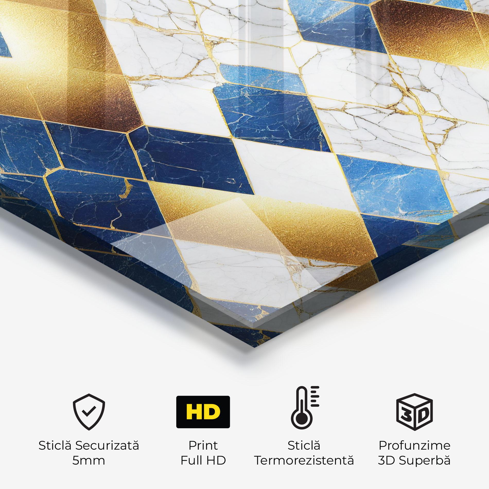 Panou Sticla Bucatarie Abstract Stone Texture mockup 2