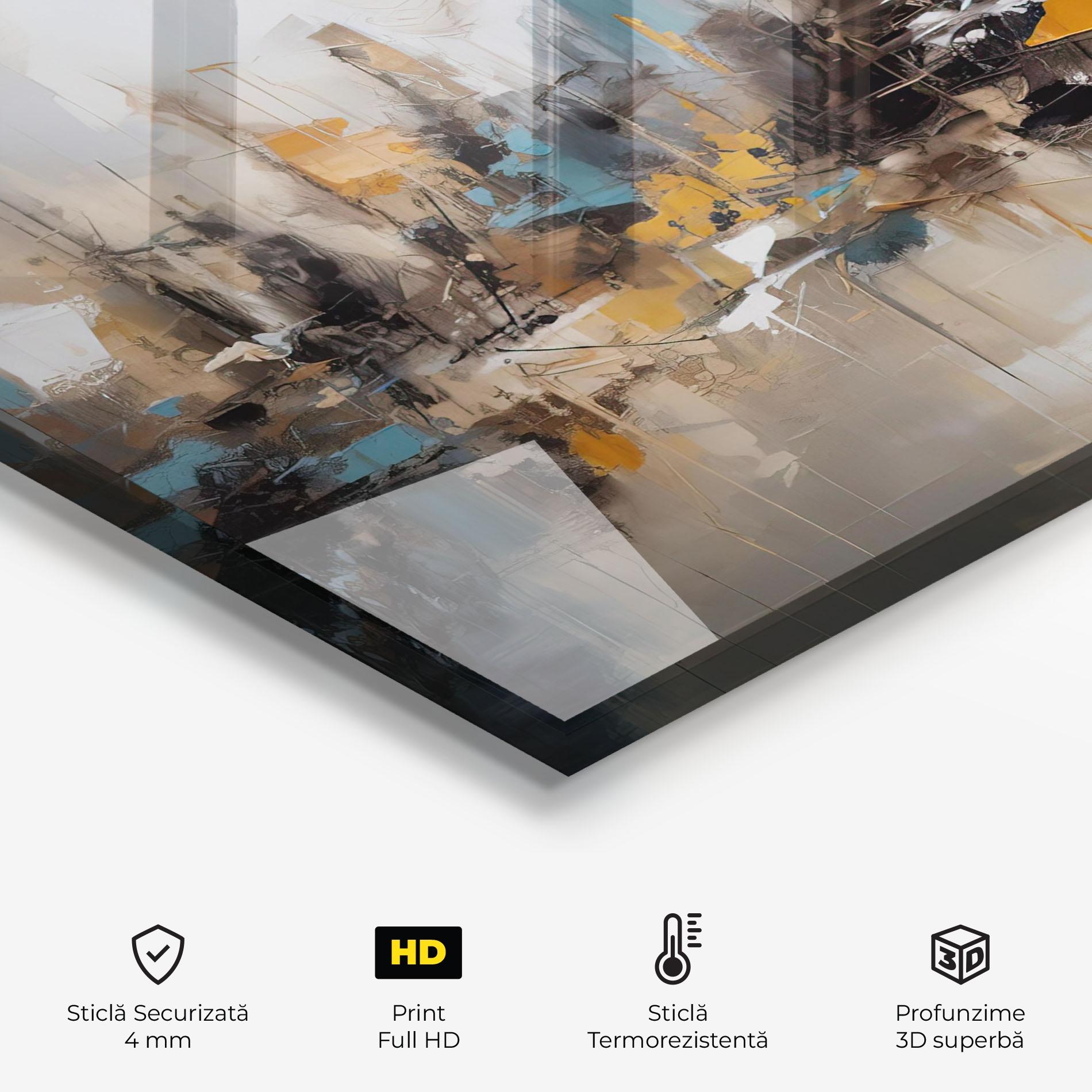 Panou Sticla Bucatarie Abstract Los Angeles mockup 2