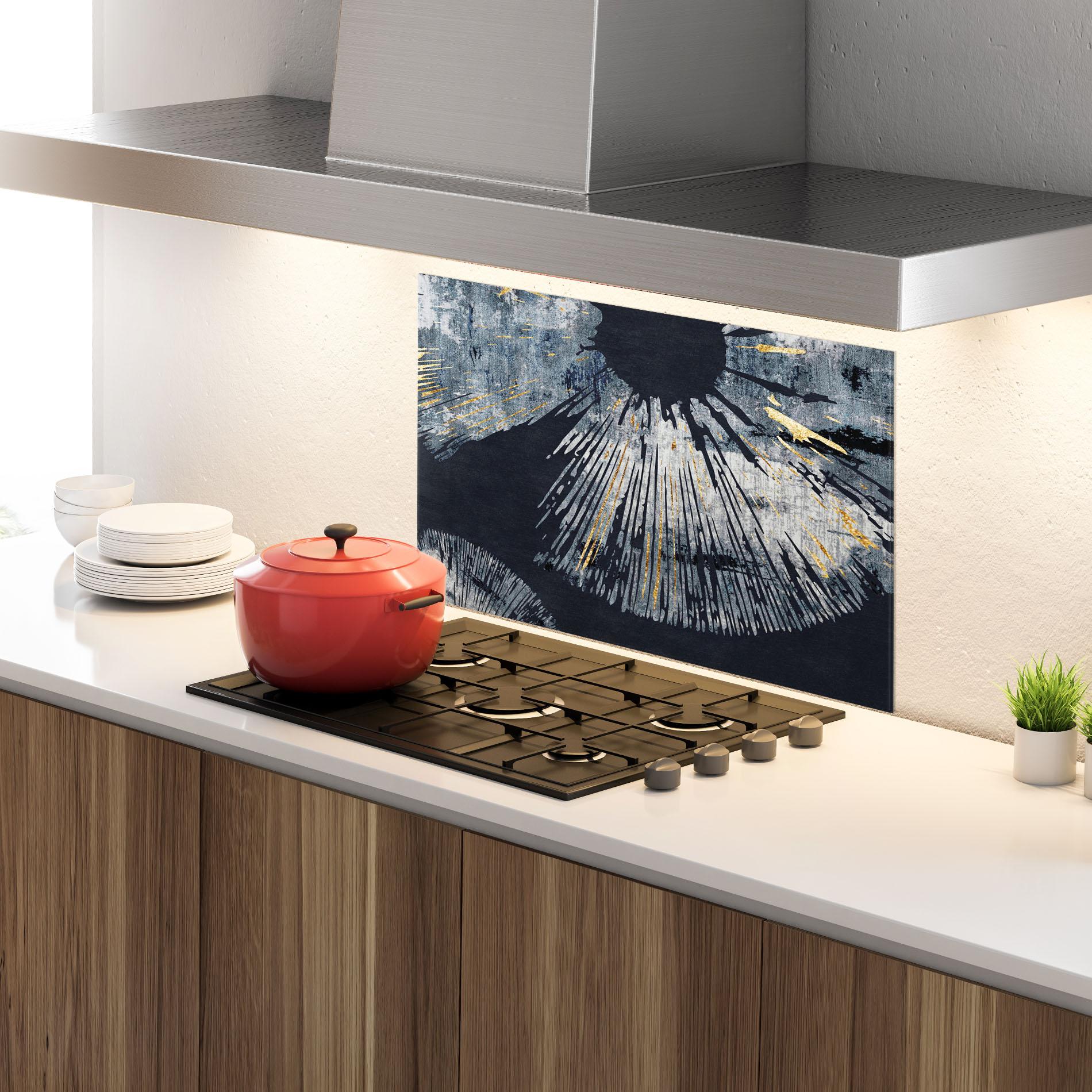 Panou Sticla Bucatarie Abstract Eye mockup 4