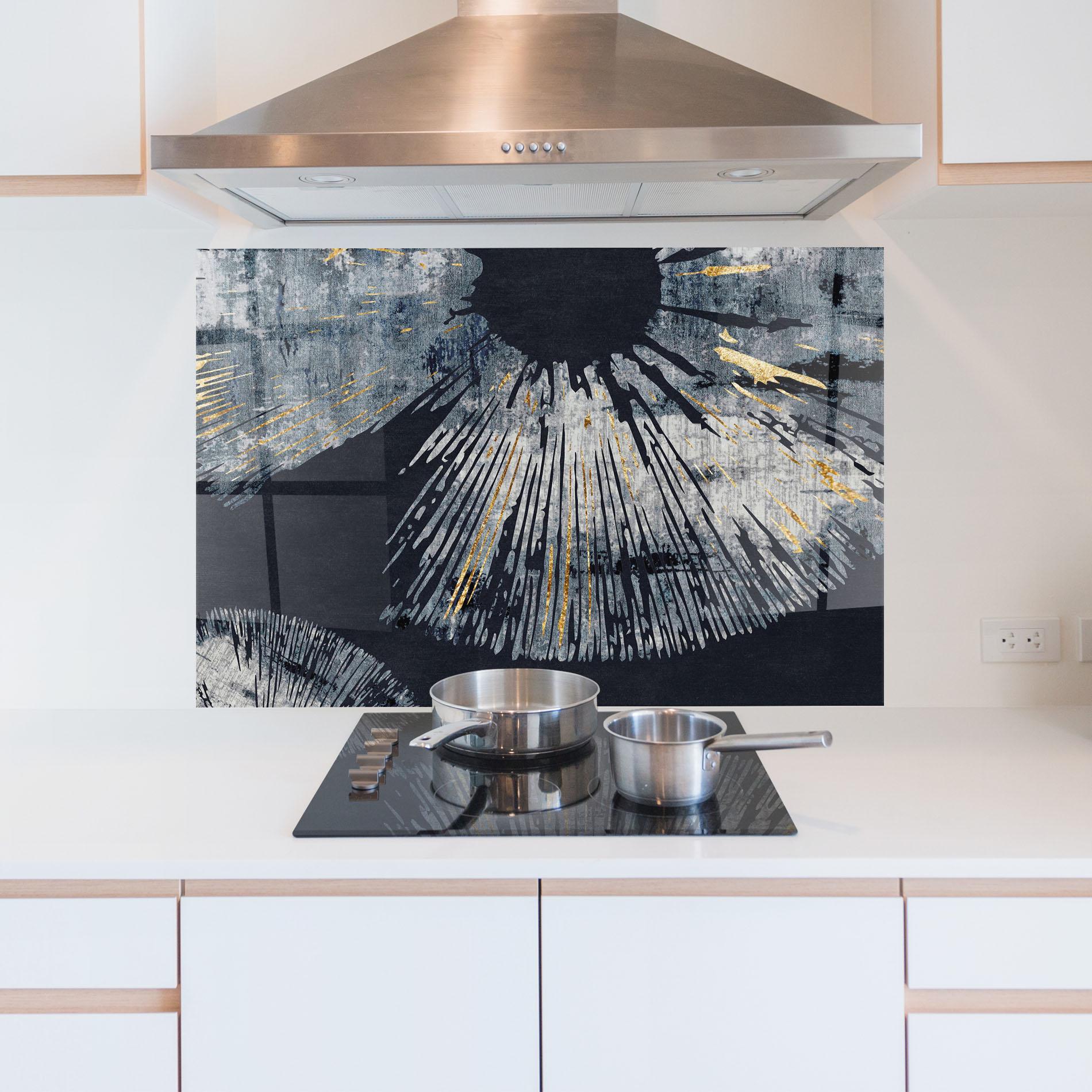 Panou Sticla Bucatarie Abstract Eye mockup 5