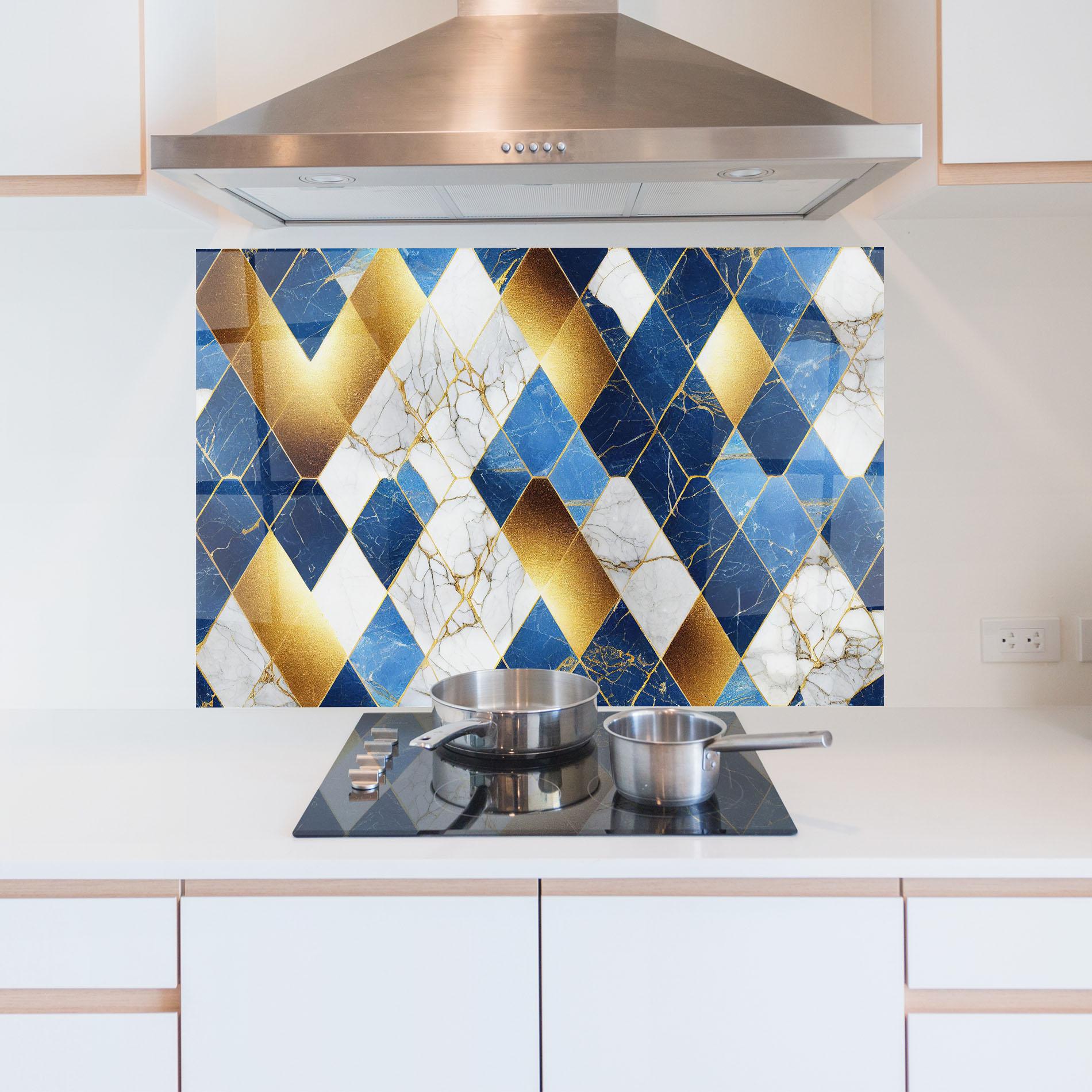 Panou Sticla Bucatarie Abstract Stone Texture mockup 5