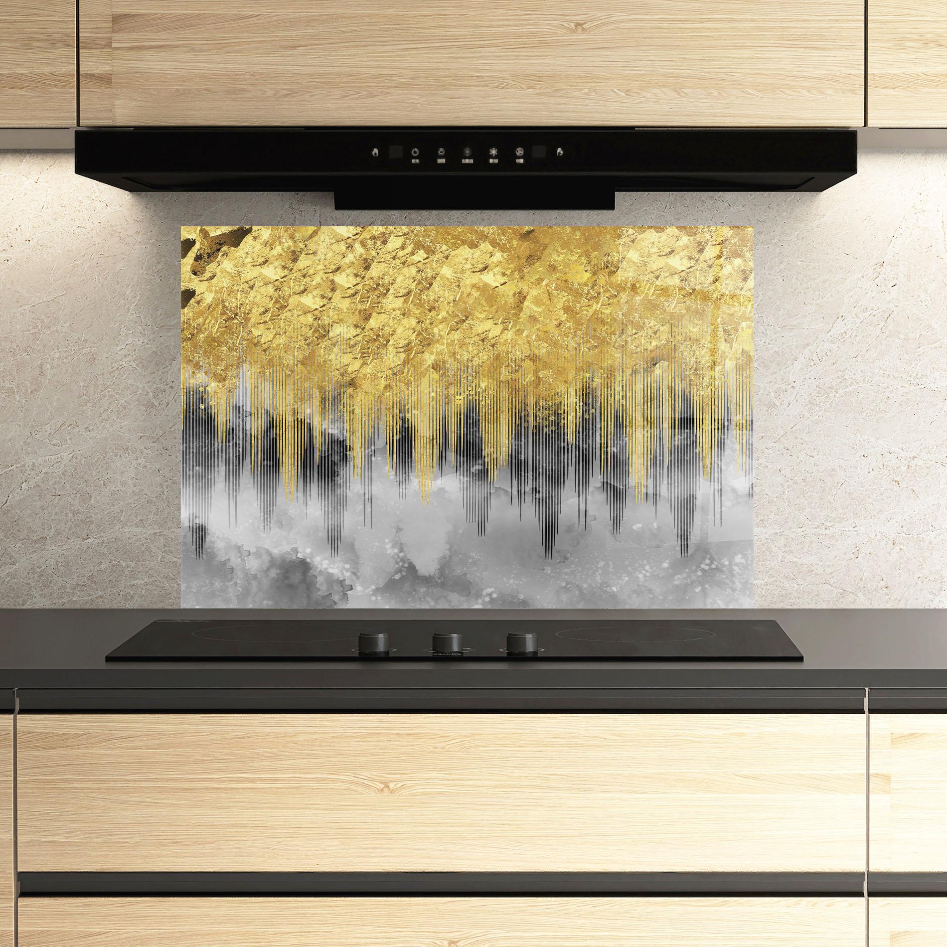 Panou Sticla Bucatarie Golden Grey mockup 3