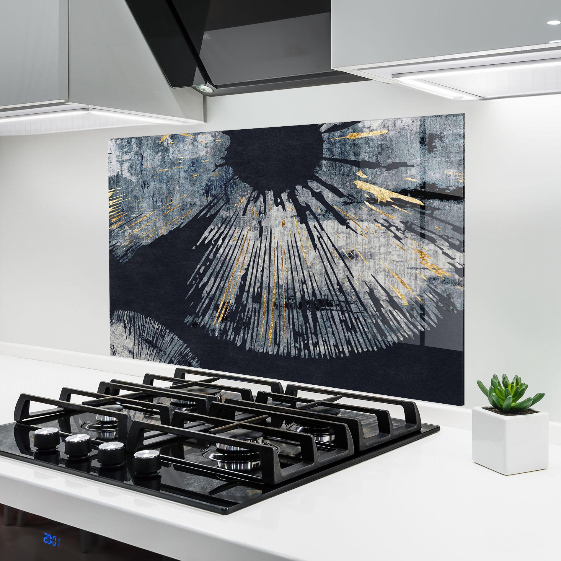 Panou Sticla Bucatarie Abstract Eye mockup 6