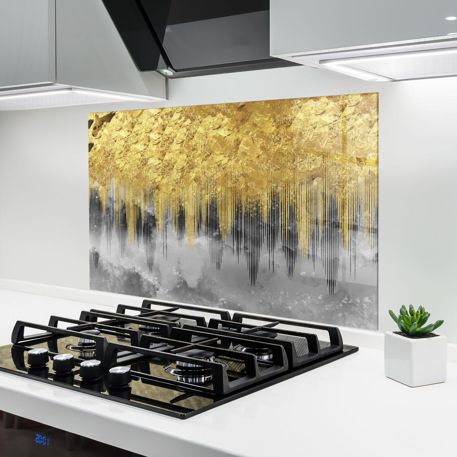 Panou Sticla Bucatarie Golden Grey mockup 6