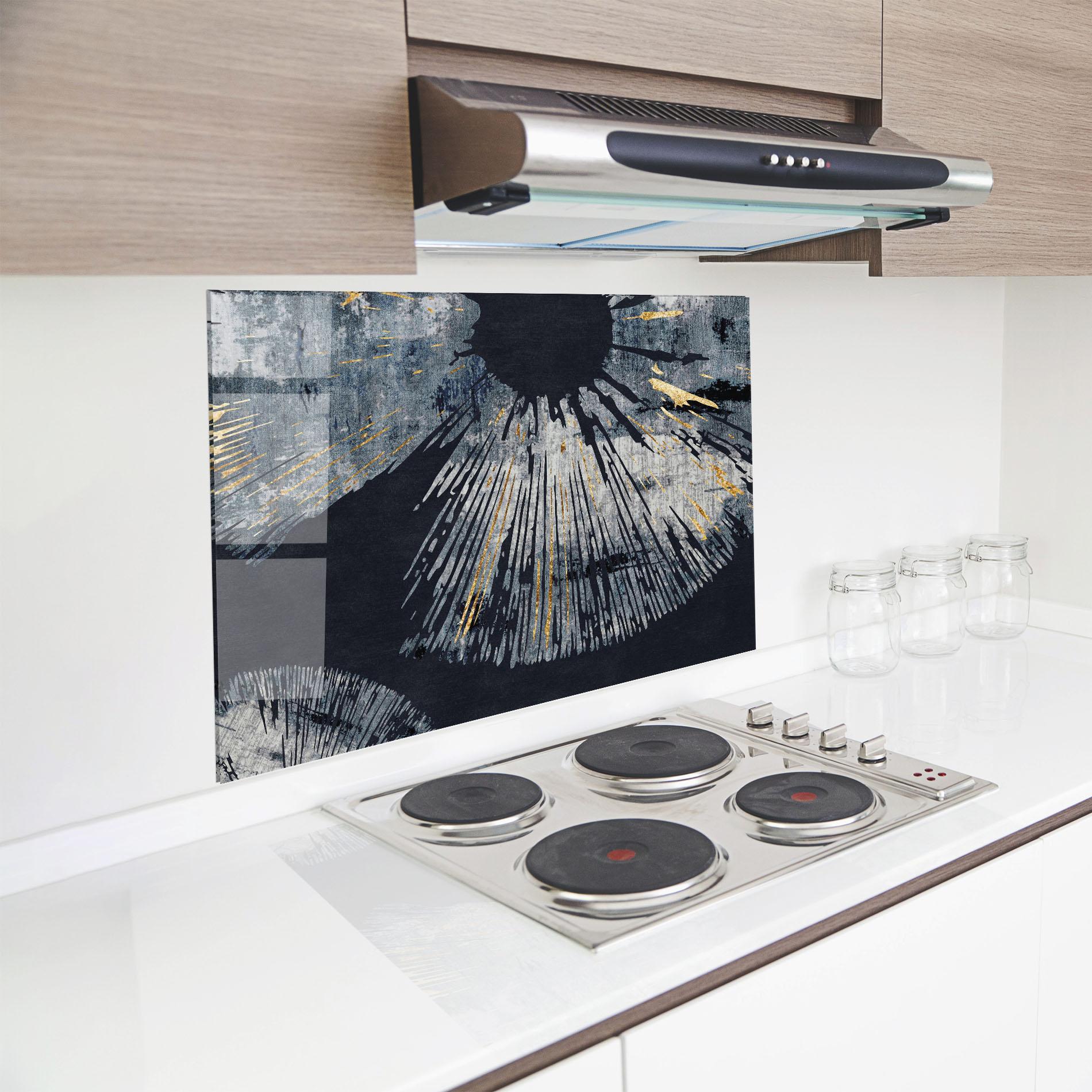 Panou Sticla Bucatarie Abstract Eye mockup 8