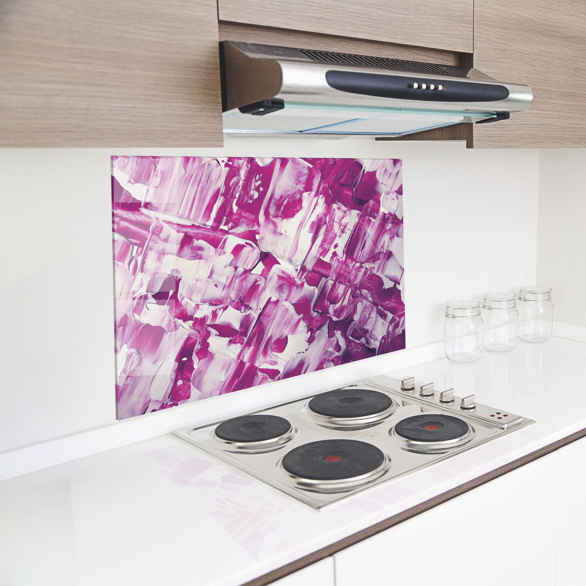 Abstract White And Pink mockup 8