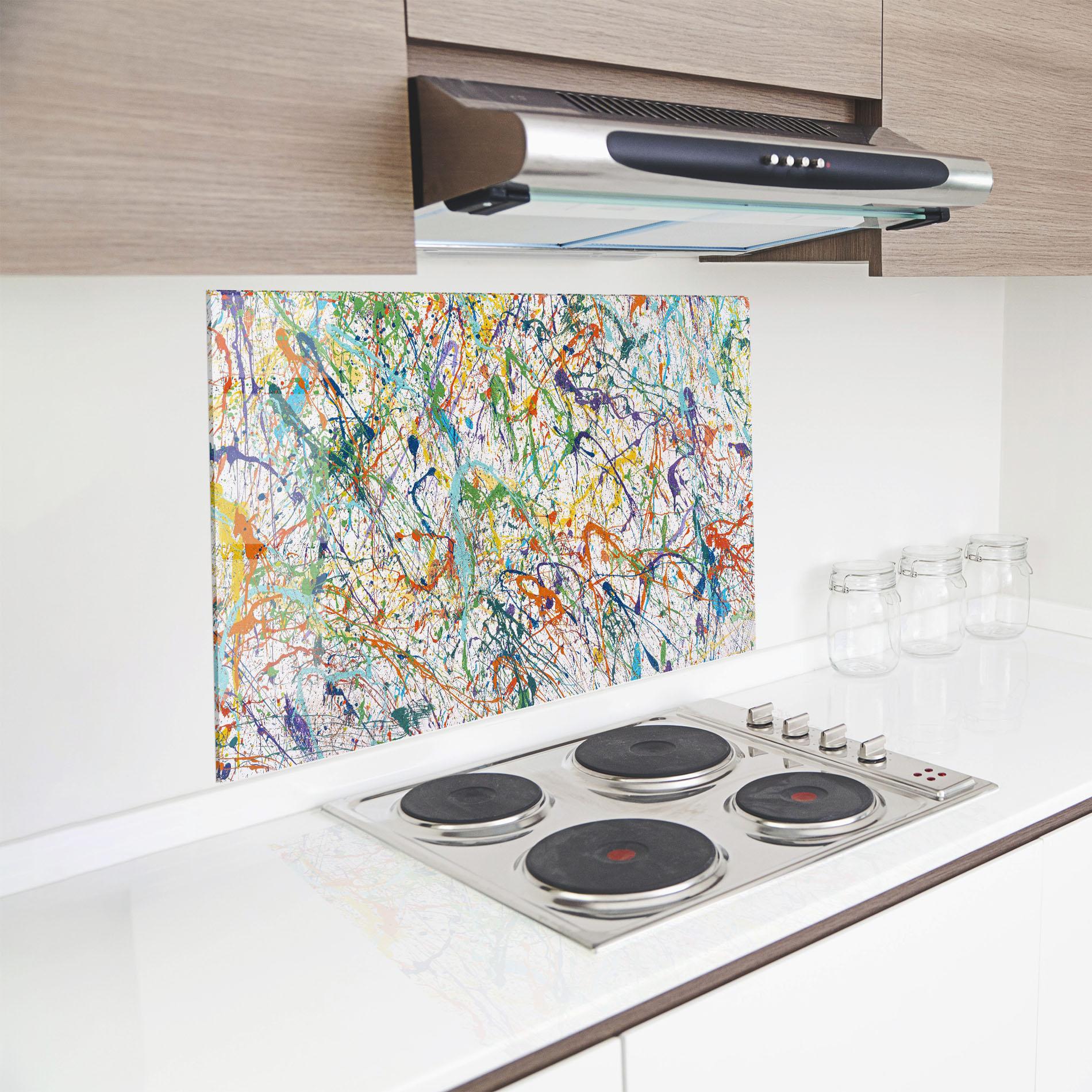 Panou Sticla Bucatarie Art Explosion mockup 8