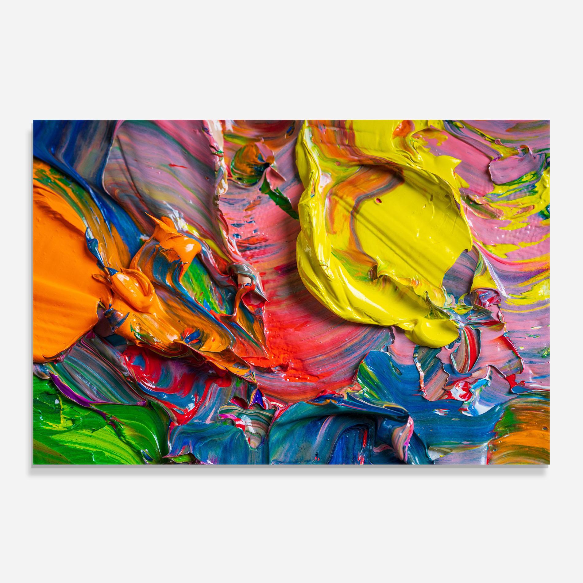 Panou Sticla Bucatarie Bright Oil Colors mockup 0