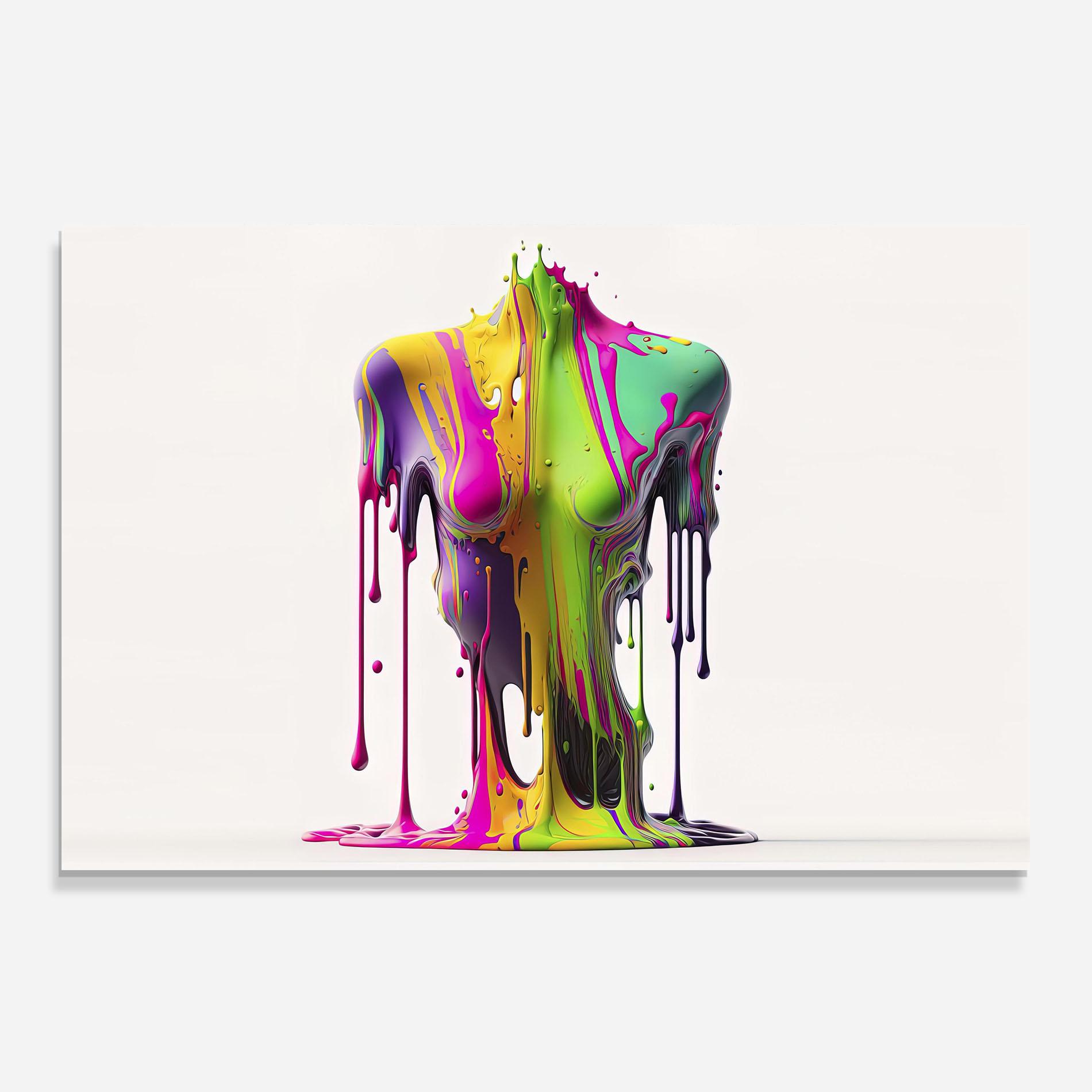 Panou Sticla Bucatarie Colorful Body mockup 0