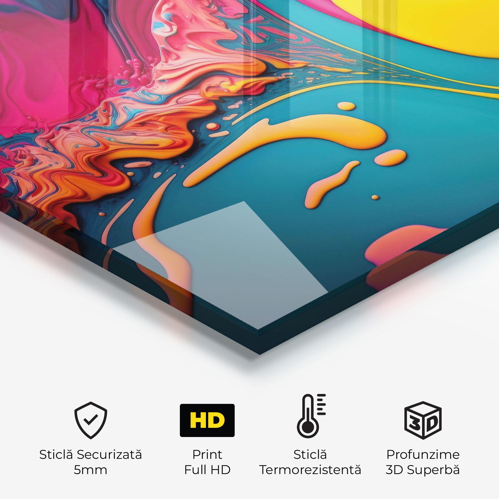 Panou Sticla Bucatarie Acrylic Close Up mockup 2