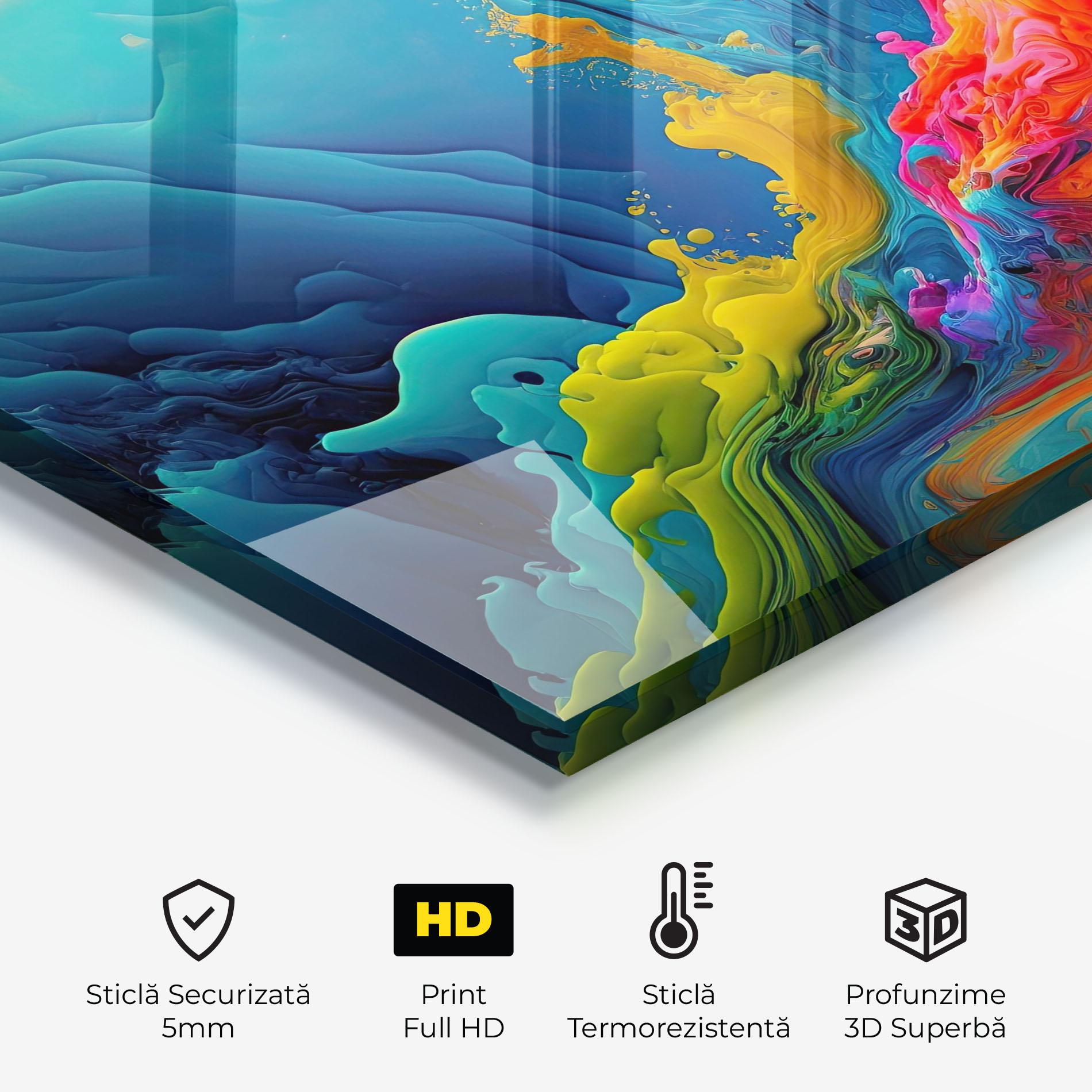 Panou Sticla Bucatarie Color Floating mockup 2