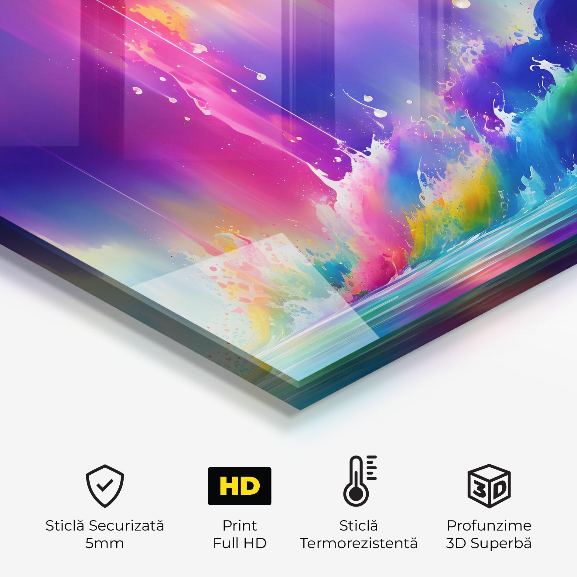 Panou Sticla Bucatarie Fairytale Landscape mockup 2