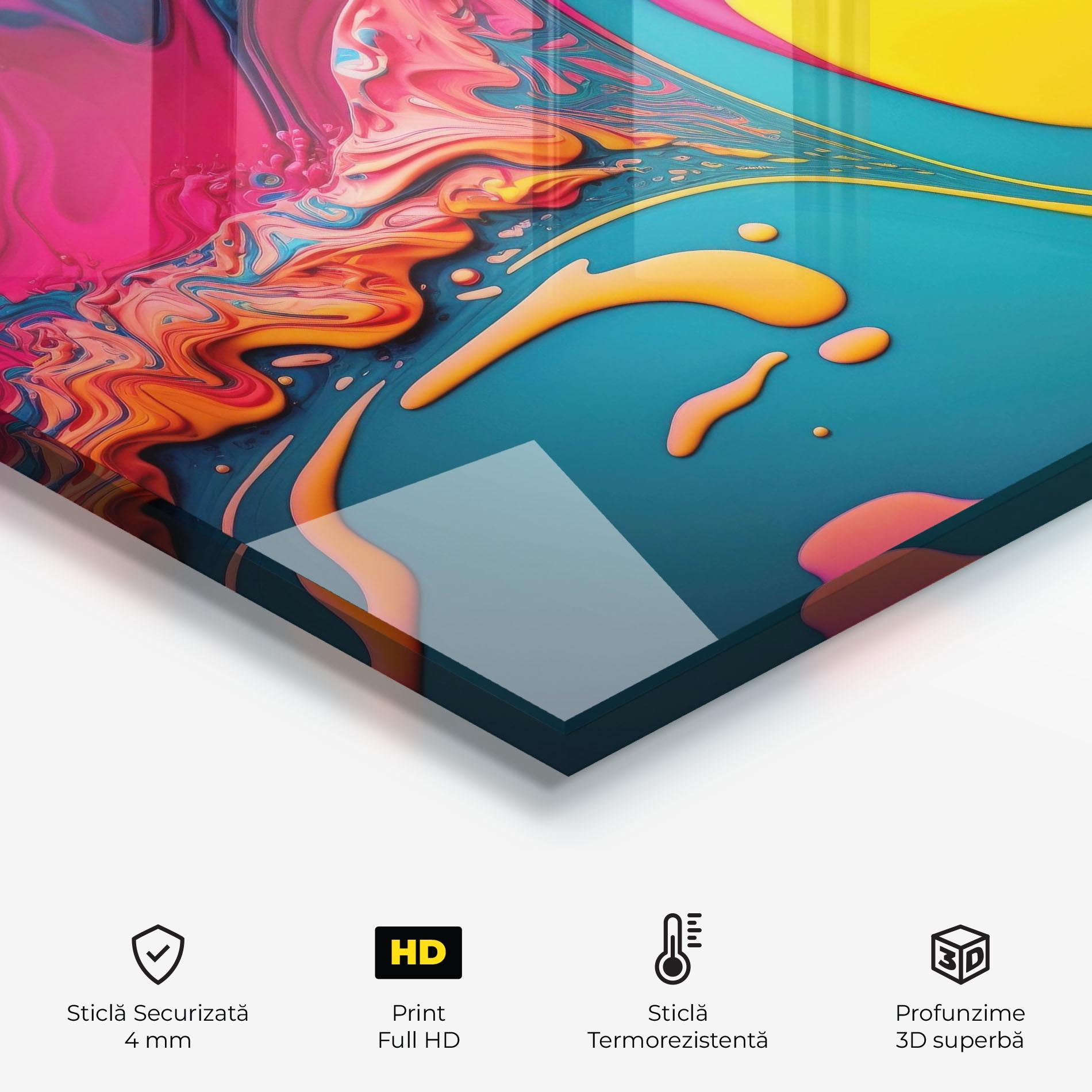 Panou Sticla Bucatarie Acrylic Close Up mockup 2