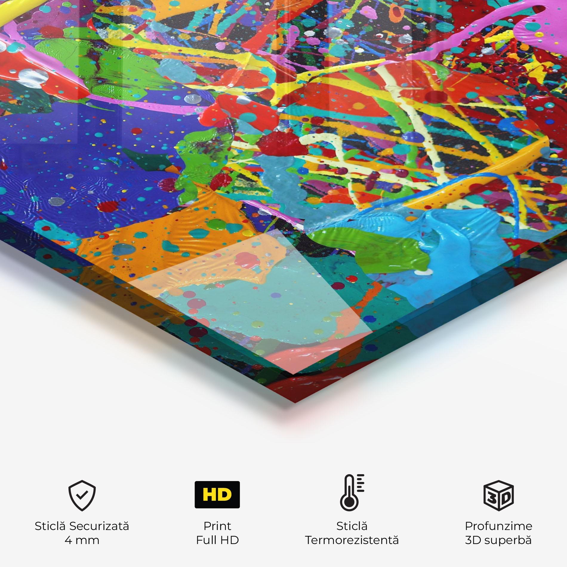 Panou Sticla Bucatarie Dark Panorama mockup 2