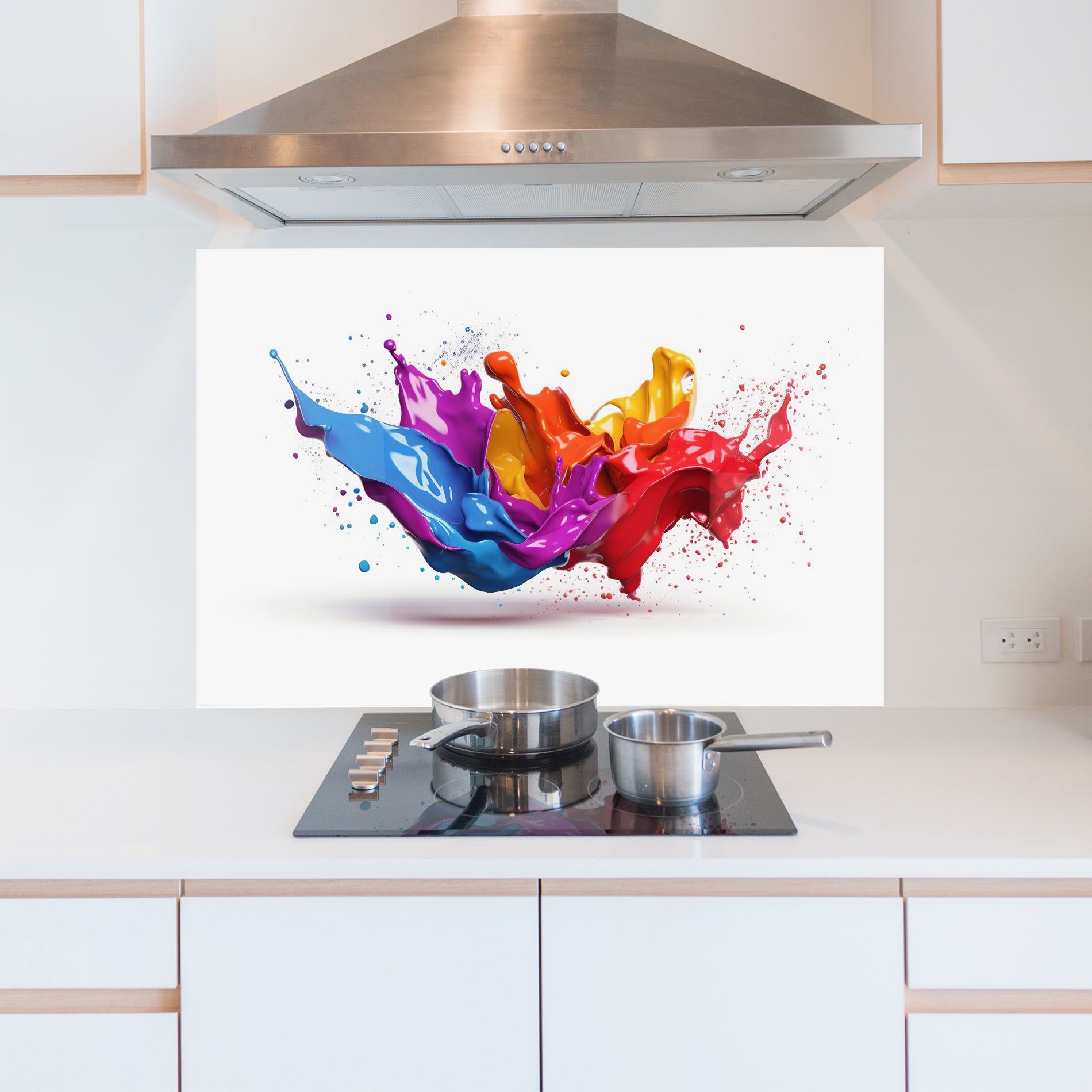 3d Floating Splash mockup 5