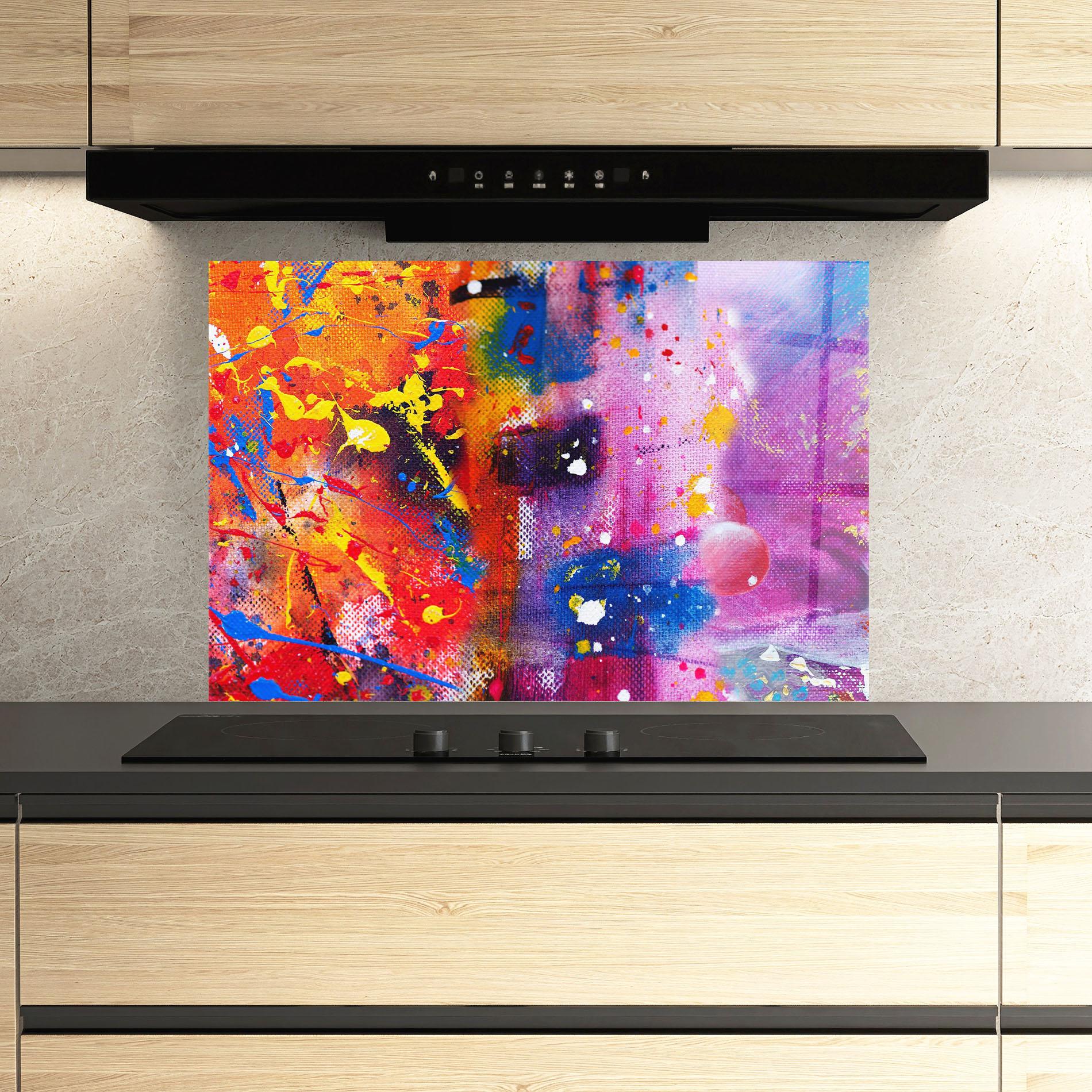 Panou Sticla Bucatarie Art Panorama mockup 3