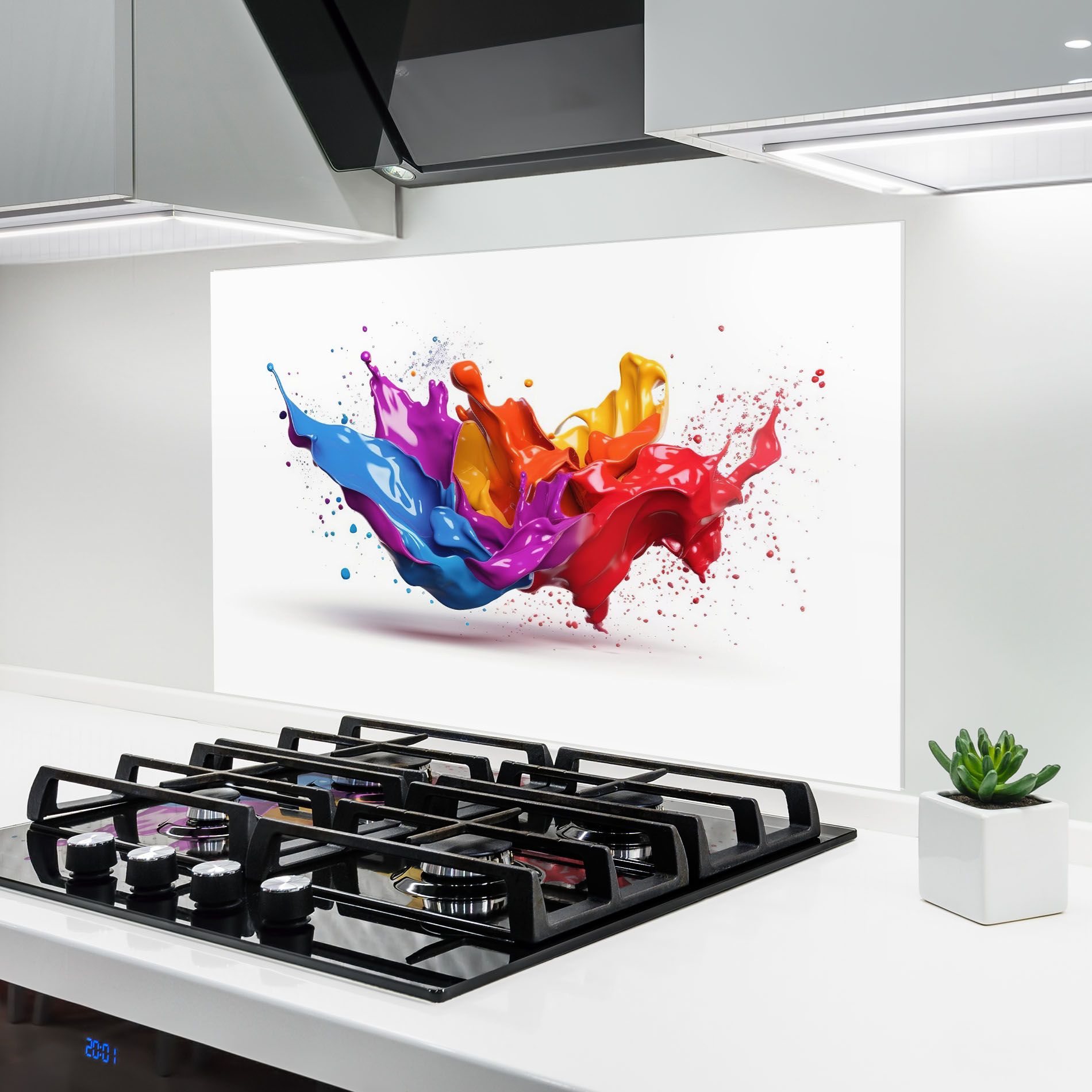 3d Floating Splash mockup 6