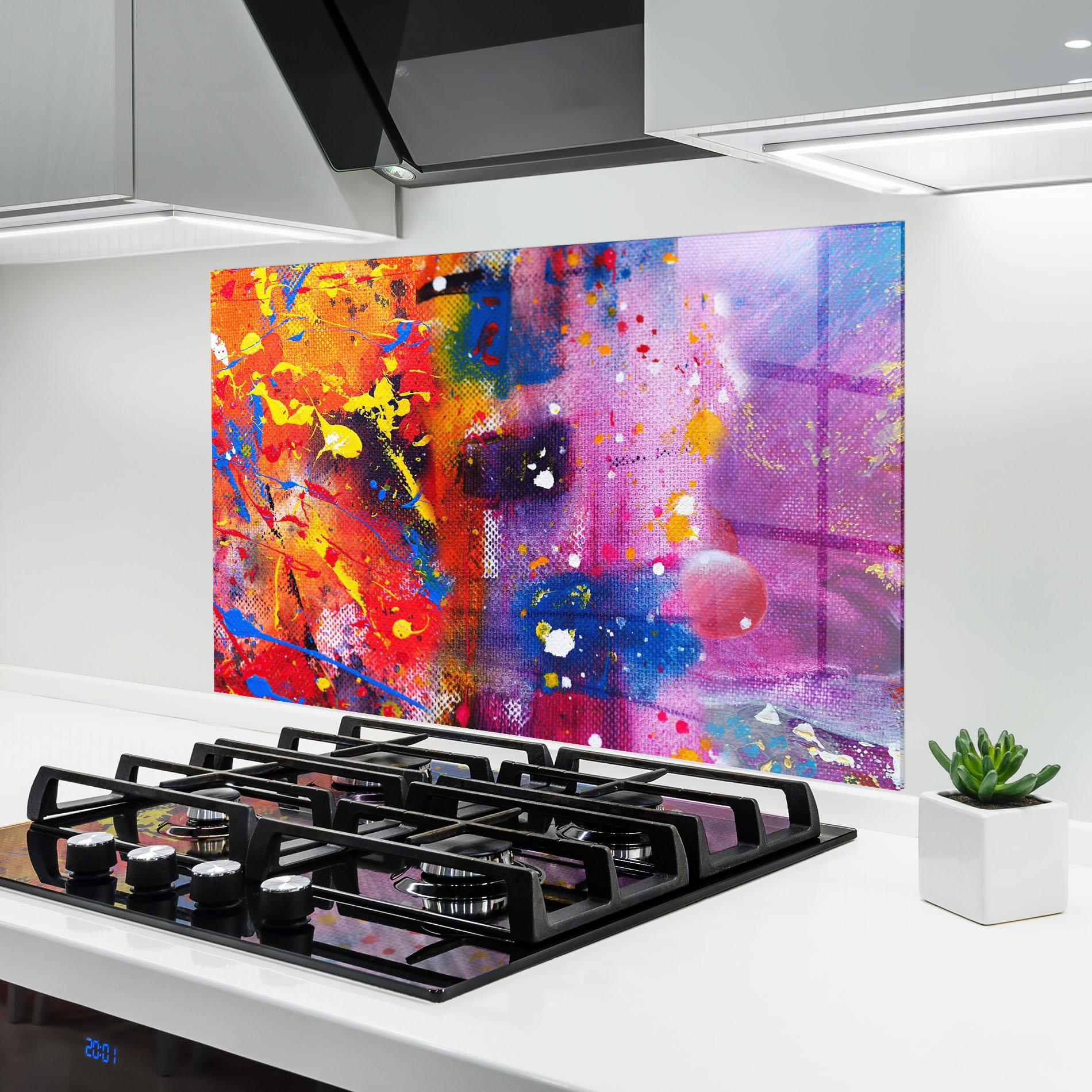 Panou Sticla Bucatarie Art Panorama mockup 6