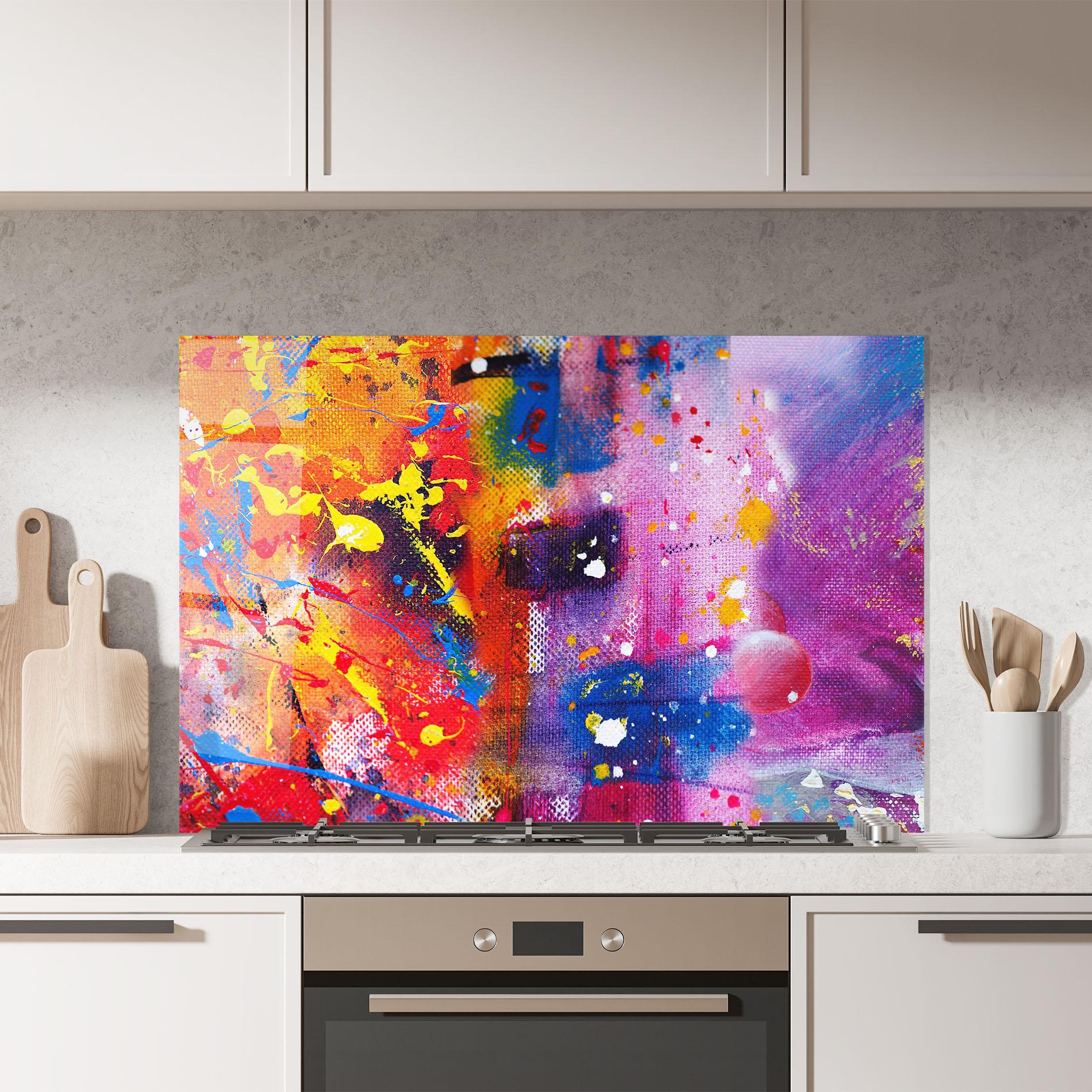 Panou Sticla Bucatarie Art Panorama mockup 7