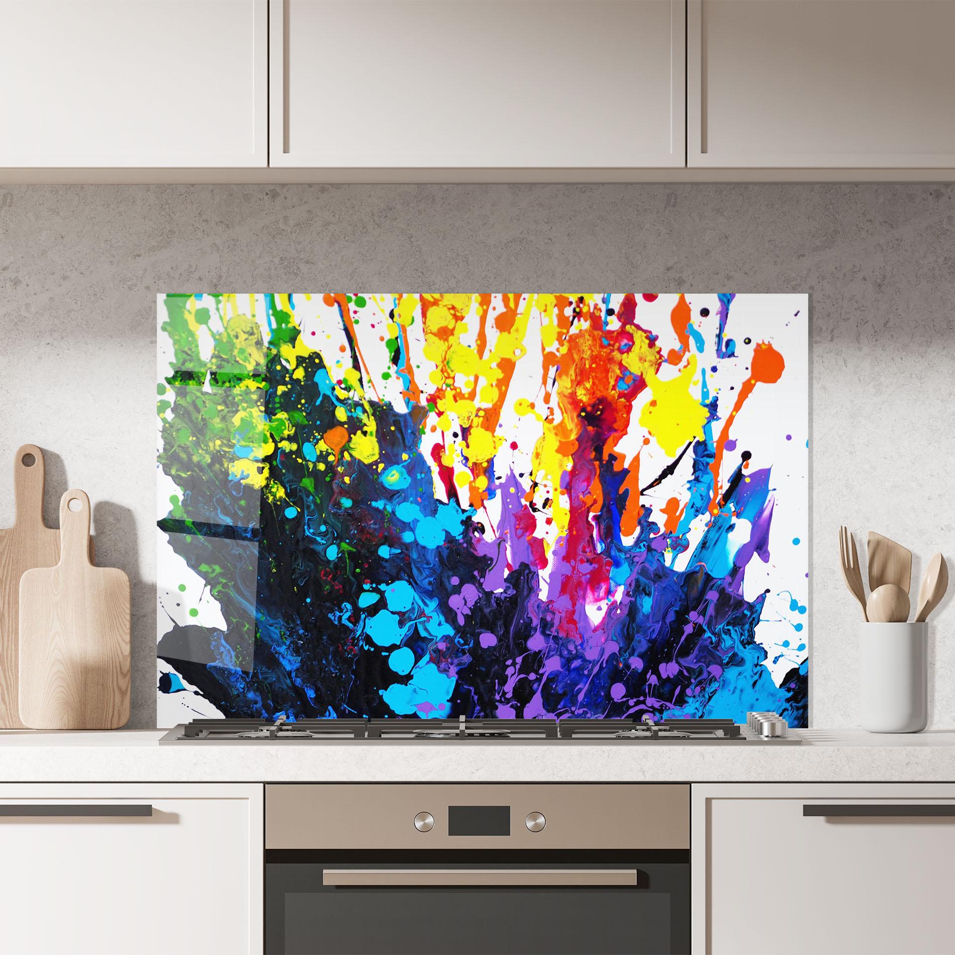 Panou Sticla Bucatarie Color Splash 2d mockup 7
