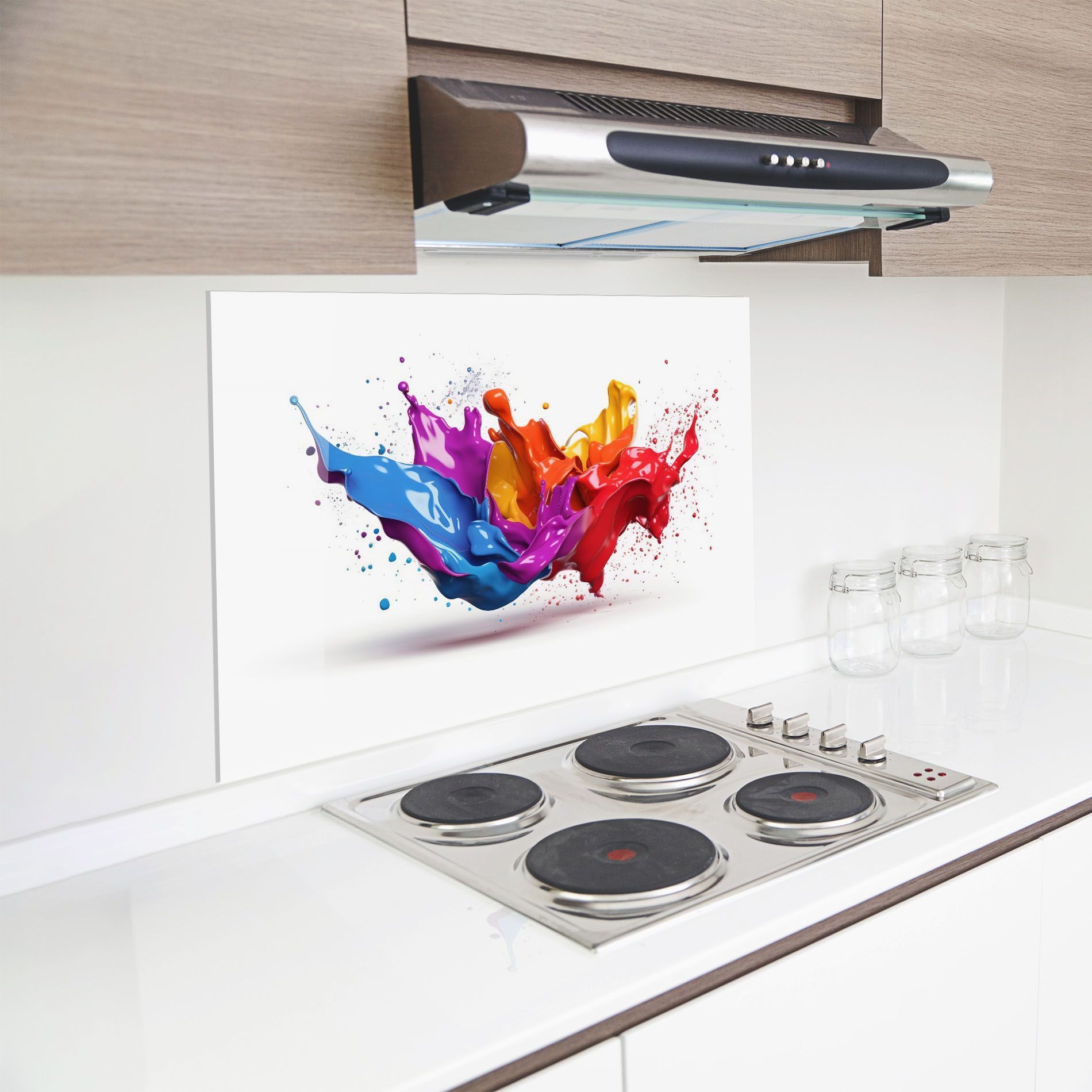 3d Floating Splash mockup 8
