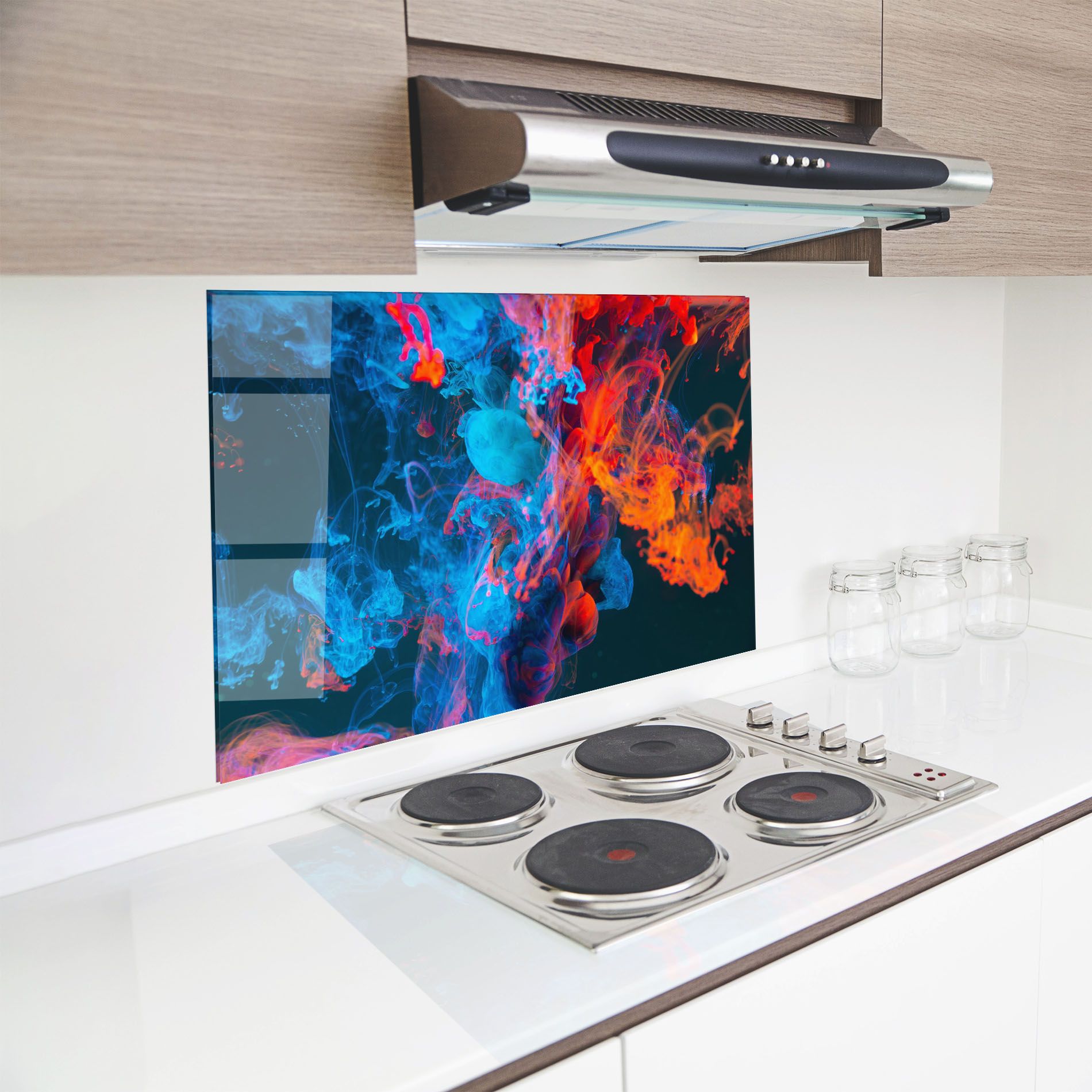 Abstract Blue And Red mockup 8