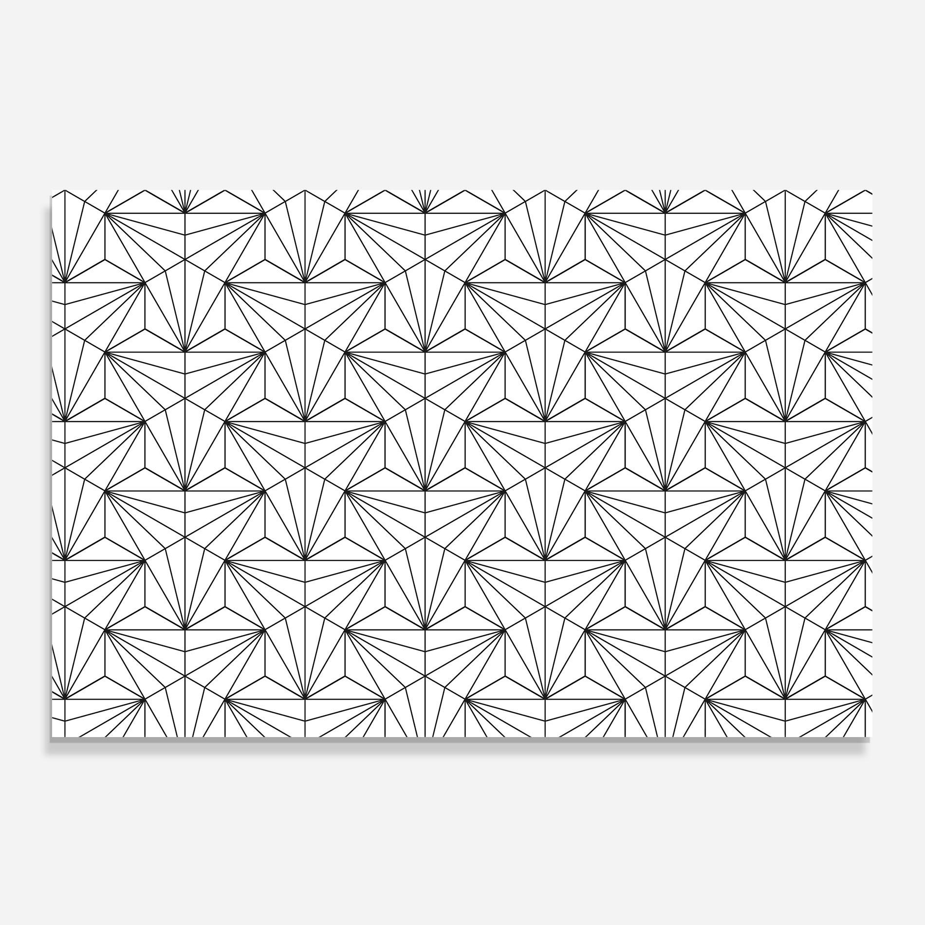 Panou Sticla Bucatarie Black Triangle mockup 0