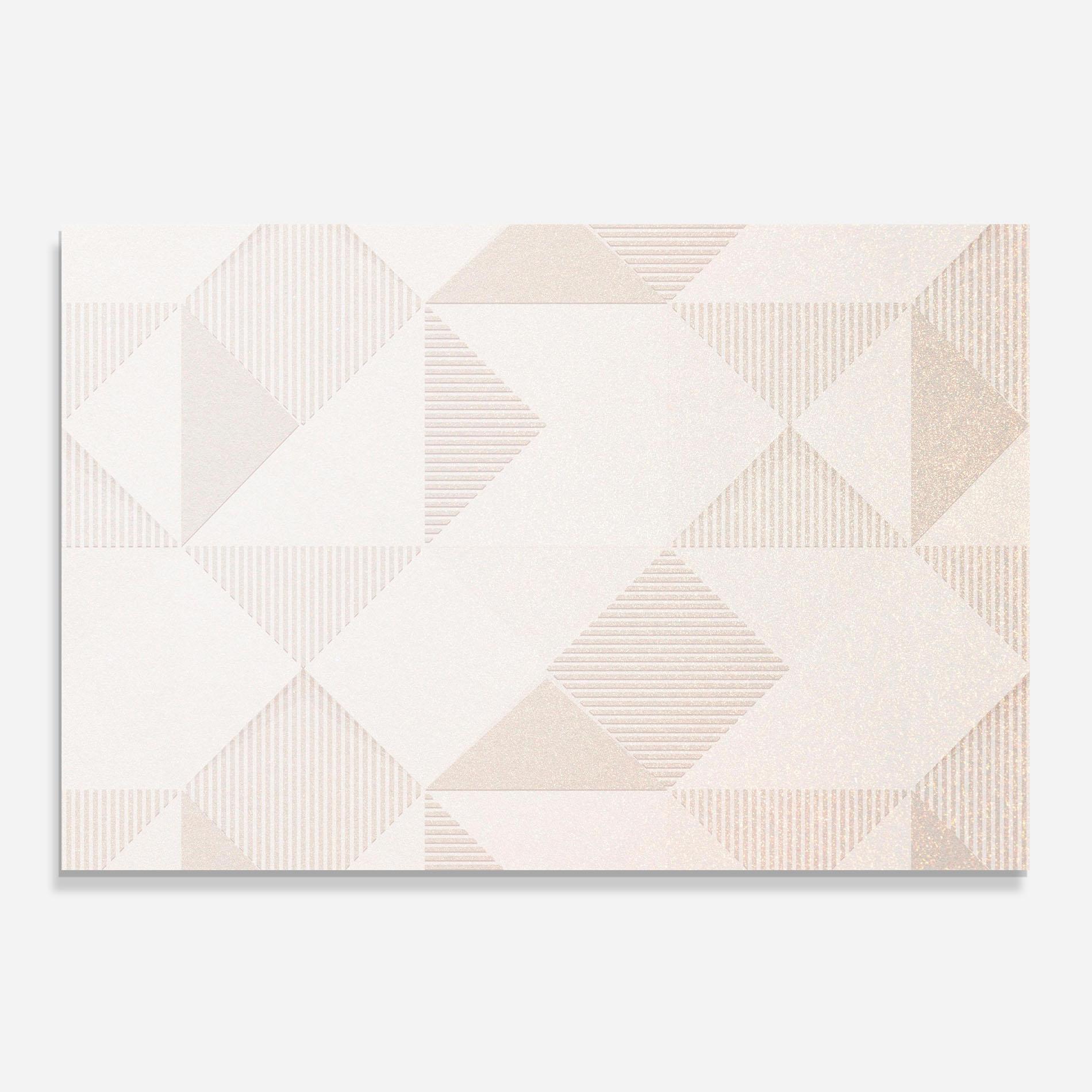 Panou Sticla Bucatarie Light Cream Rhombus mockup 0