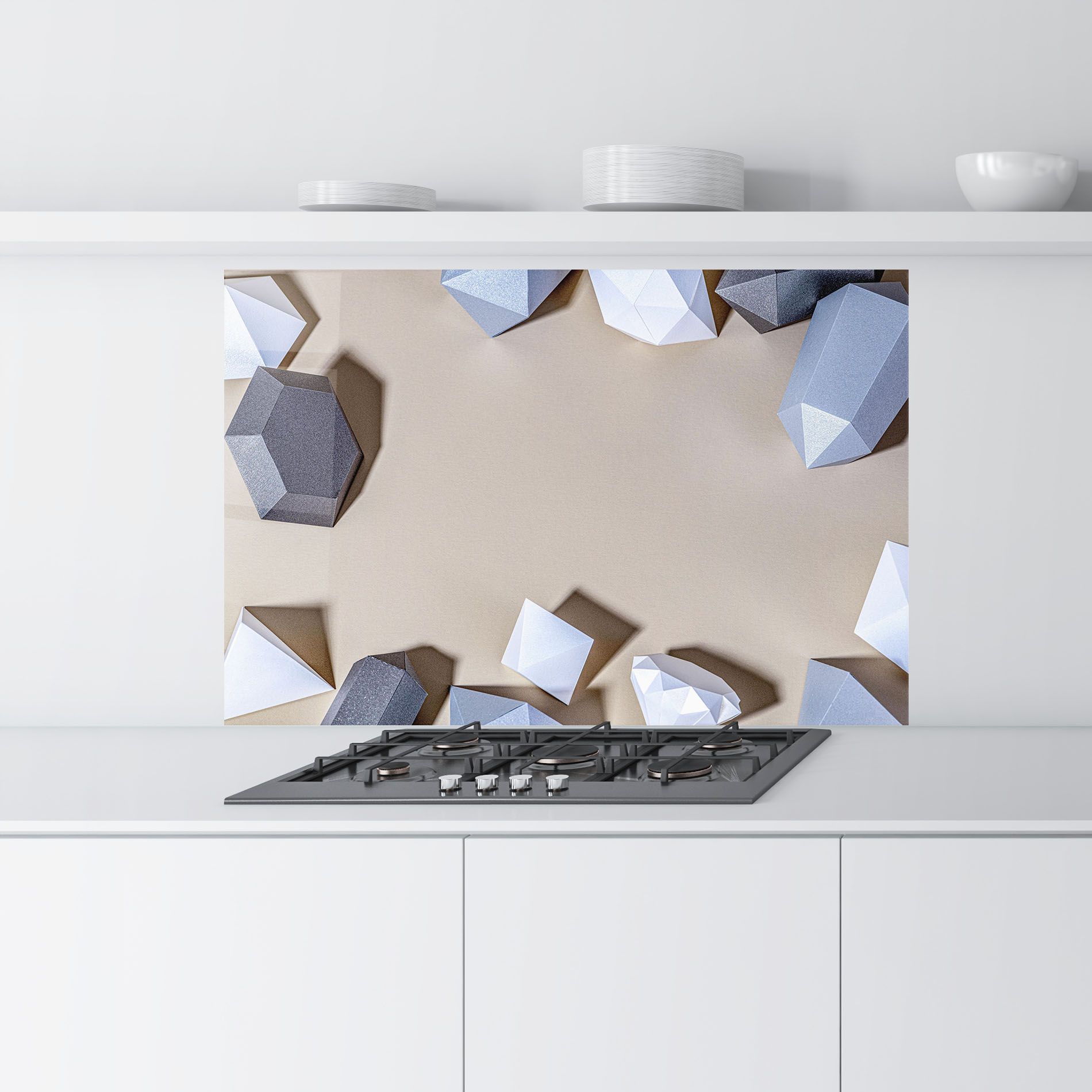 Geometric 3d Shapes mockup 9