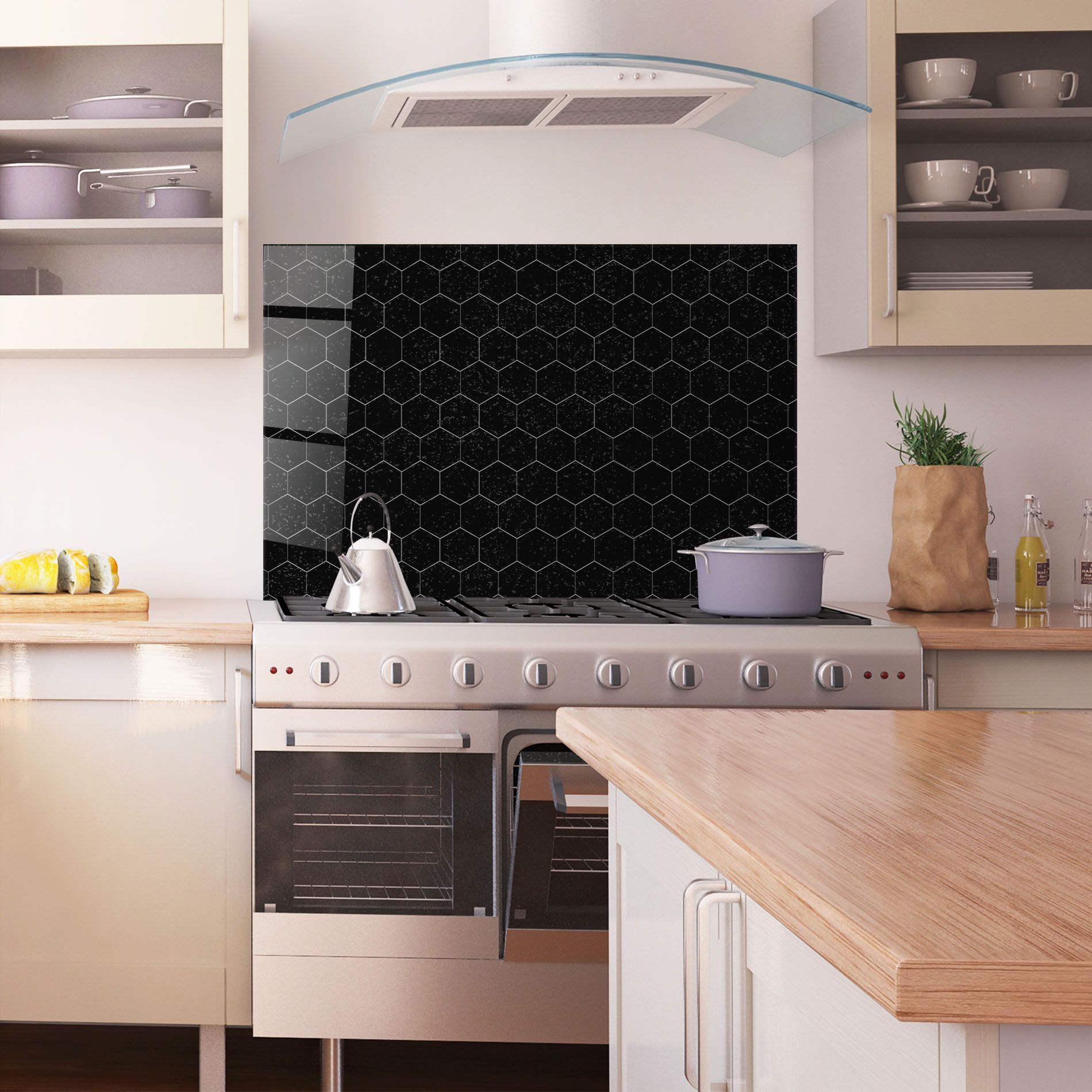 Black Hexagon mockup 1