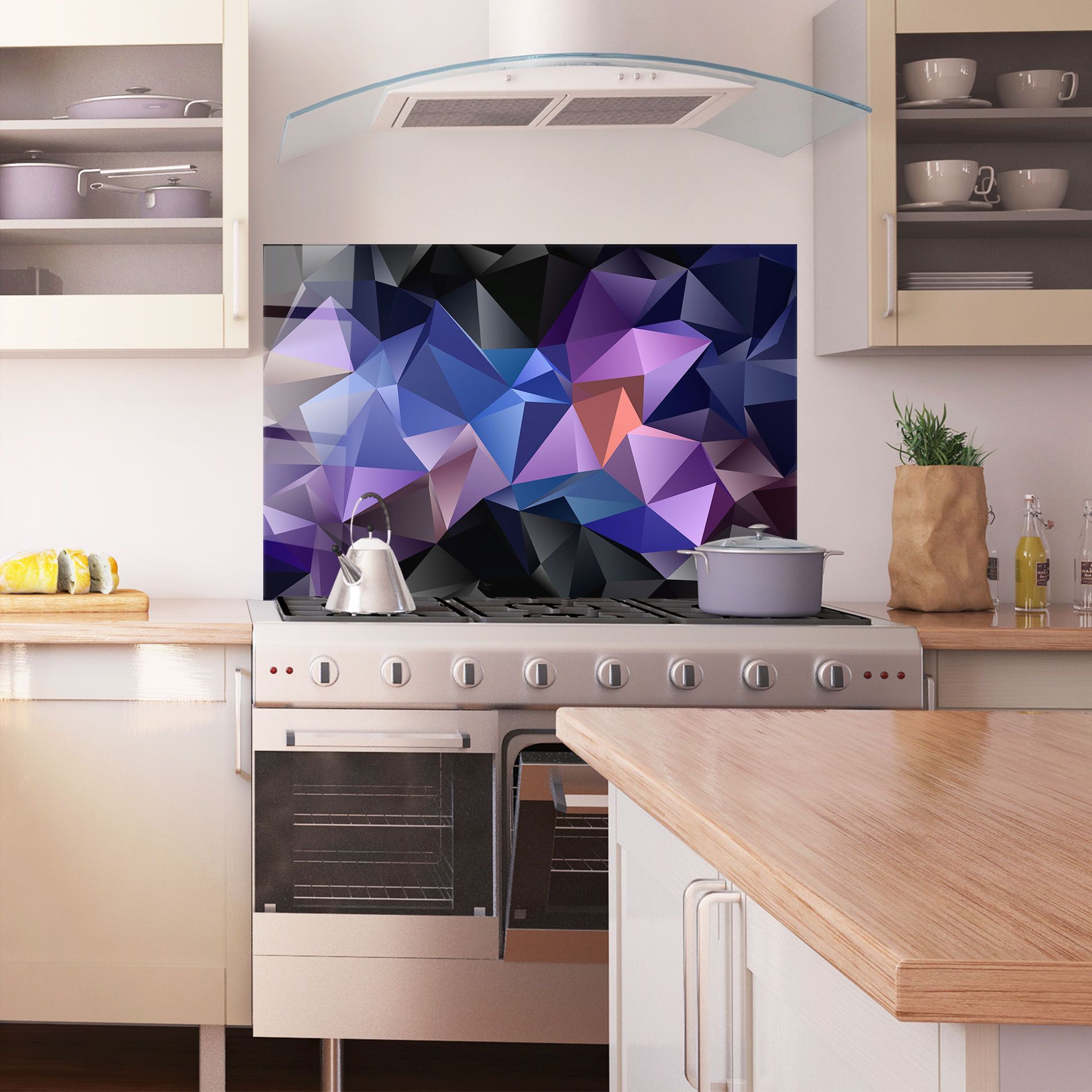 Black Purple Triangle mockup 1