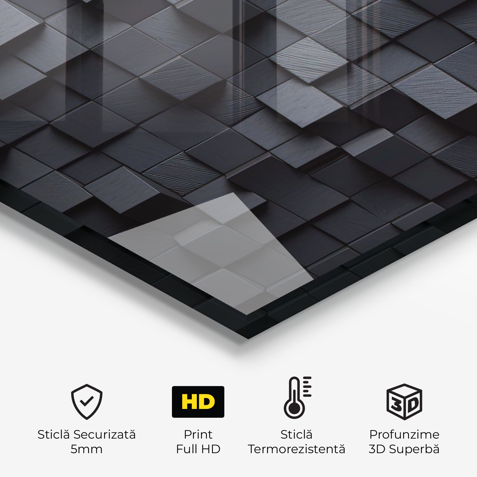 Black Square Pattern mockup 2