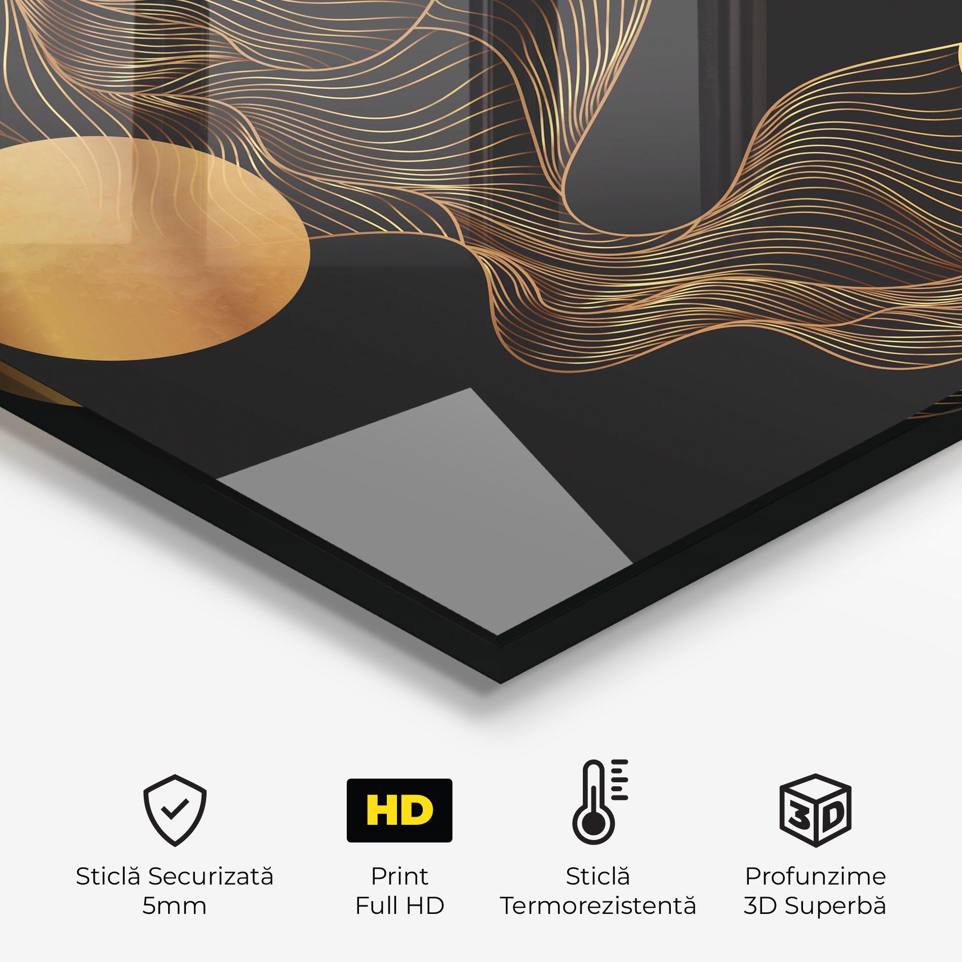 Panou Sticla Bucatarie Frecventa Abstracta mockup 2