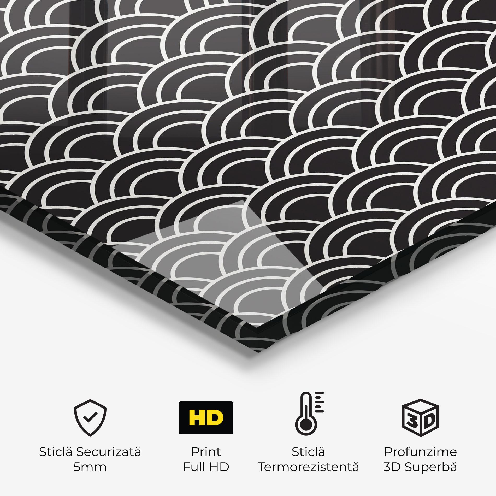 Panou Sticla Bucatarie Semi Circle mockup 2