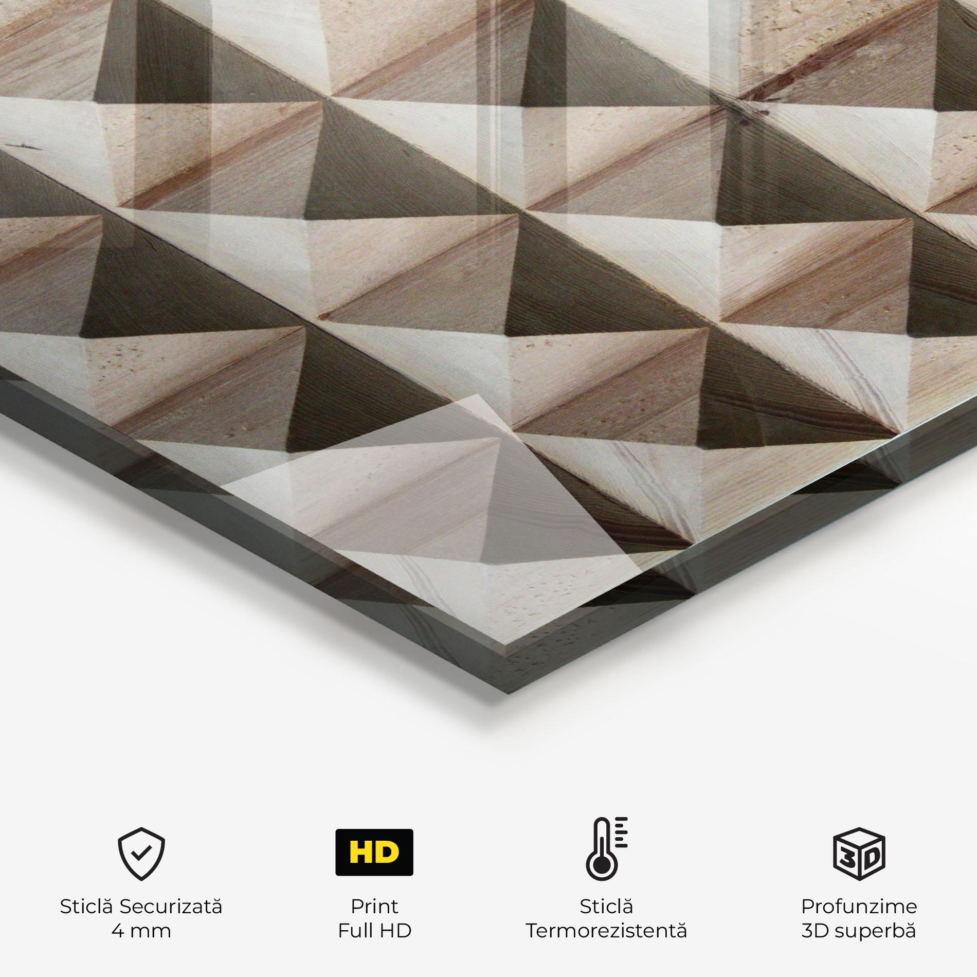 Panou Sticla Bucatarie Cream Pyramid mockup 2