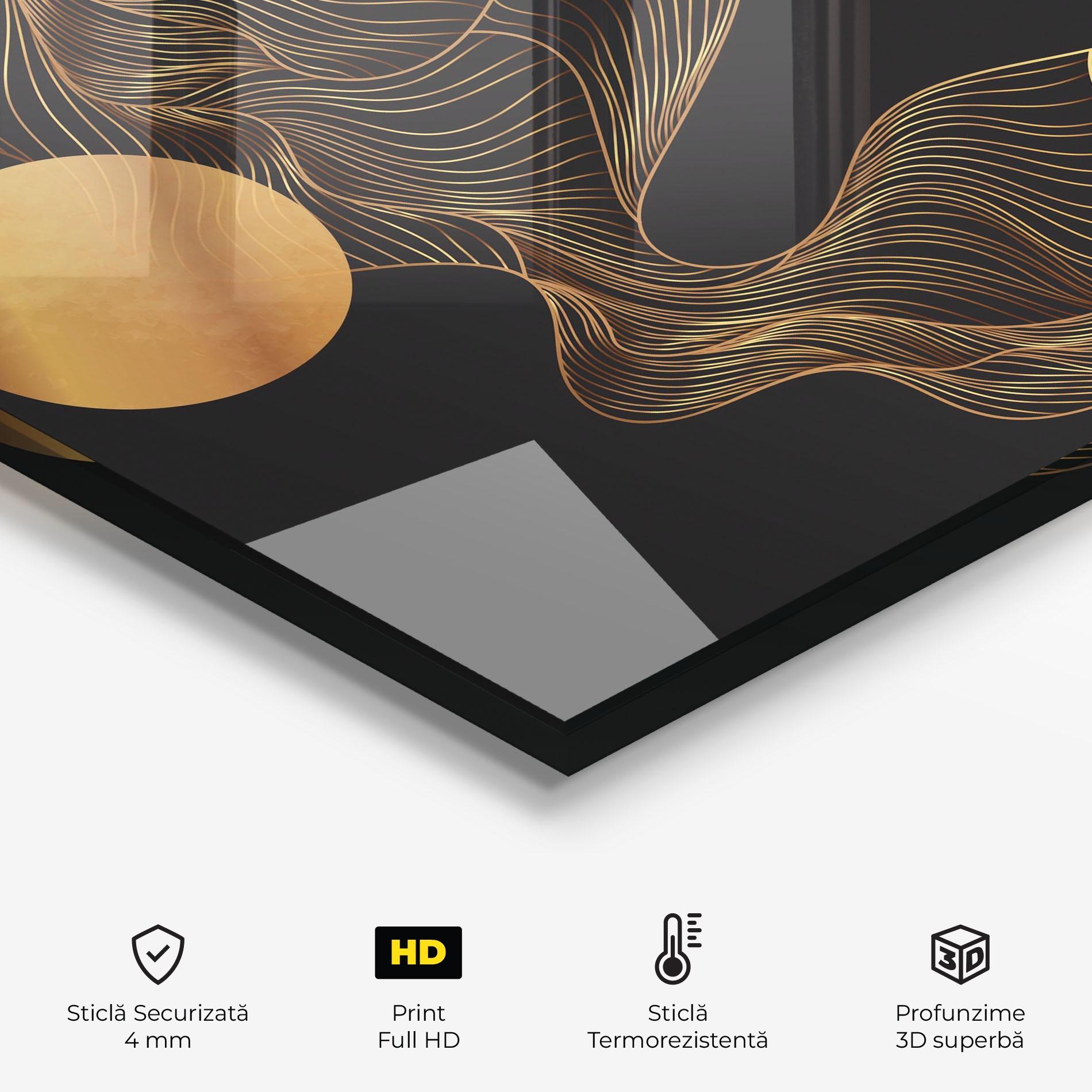 Panou Sticla Bucatarie Frecventa Abstracta mockup 2