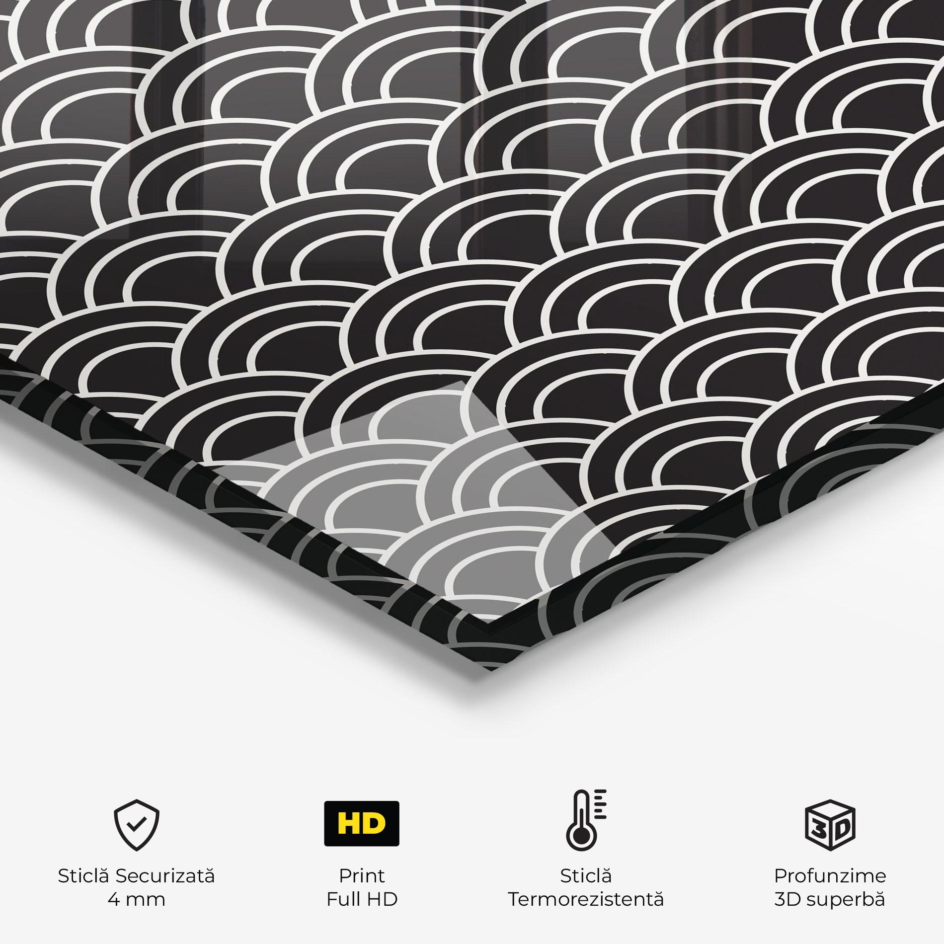 Panou Sticla Bucatarie Semi Circle mockup 2