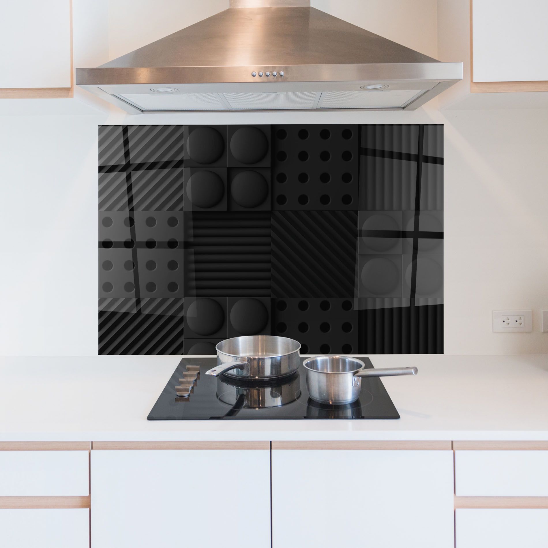 Black Square Circle mockup 5