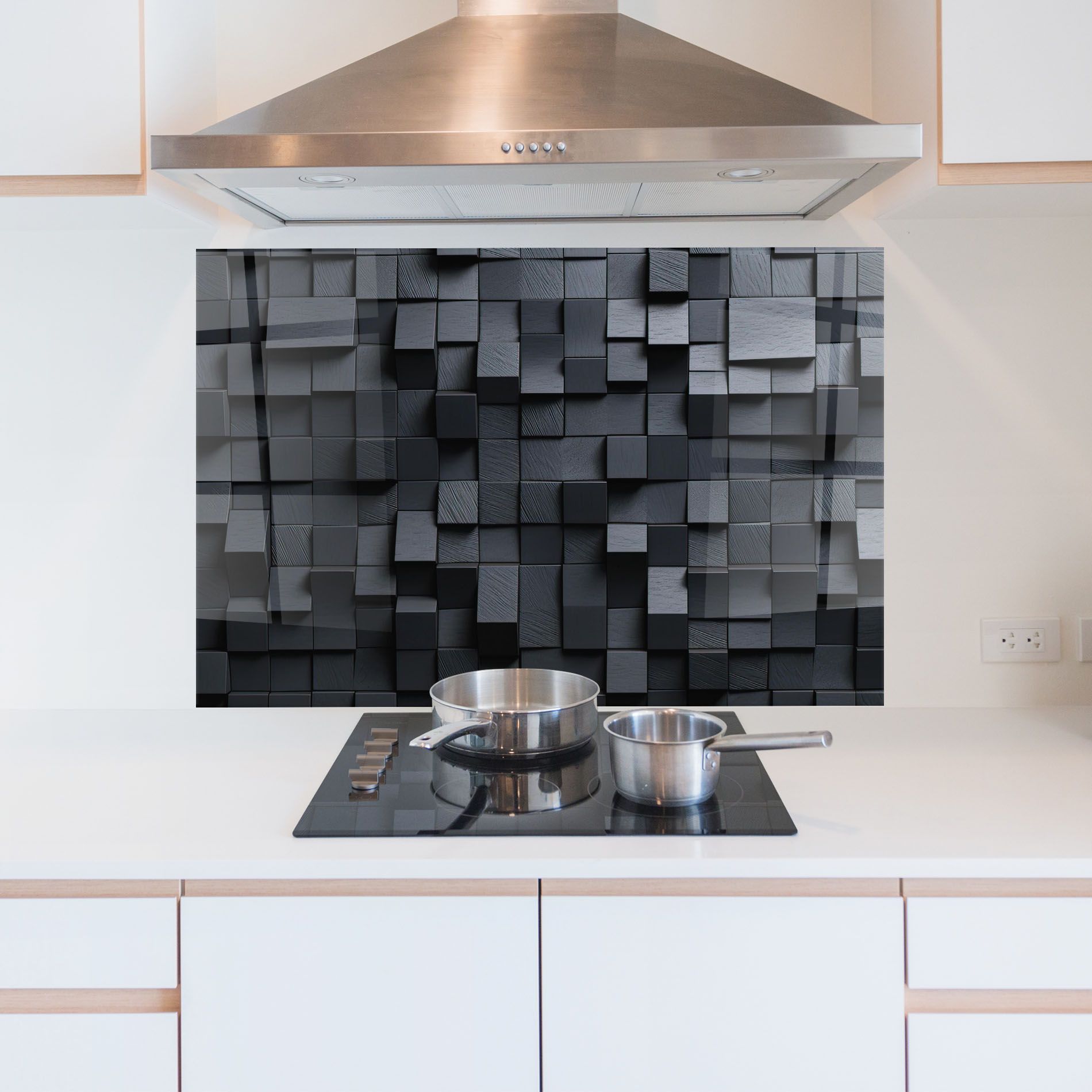 Black Square Pattern mockup 5