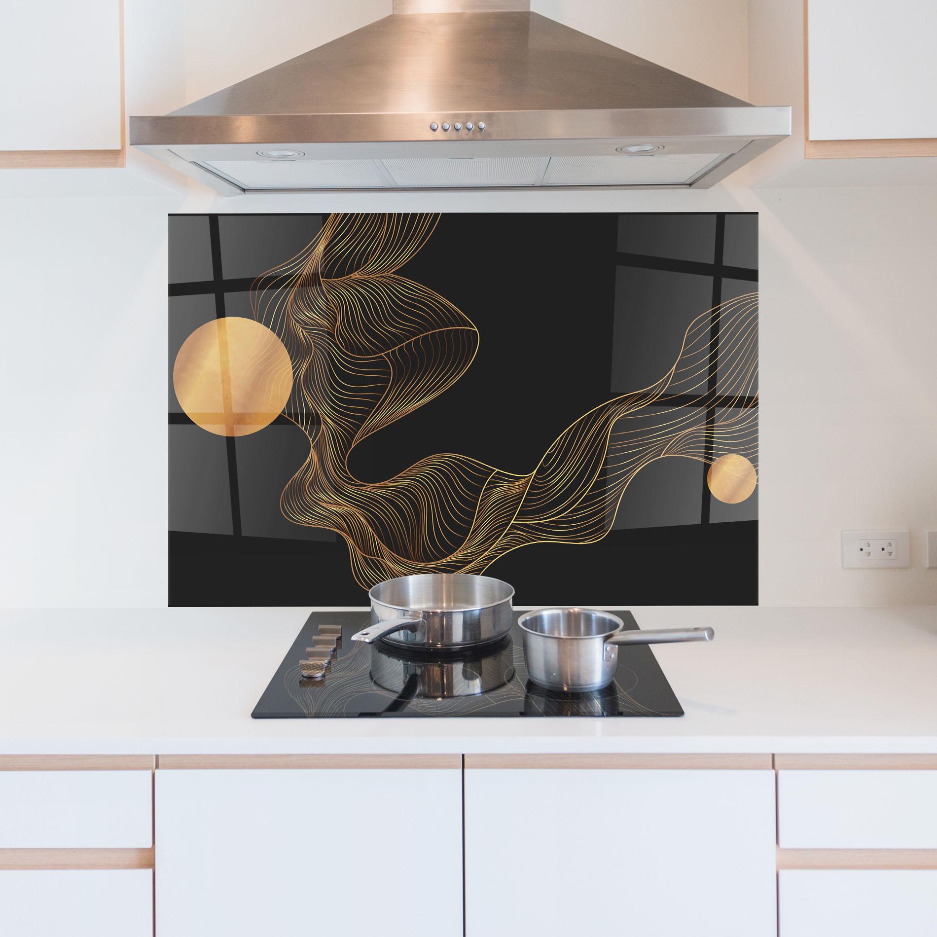 Panou Sticla Bucatarie Frecventa Abstracta mockup 5