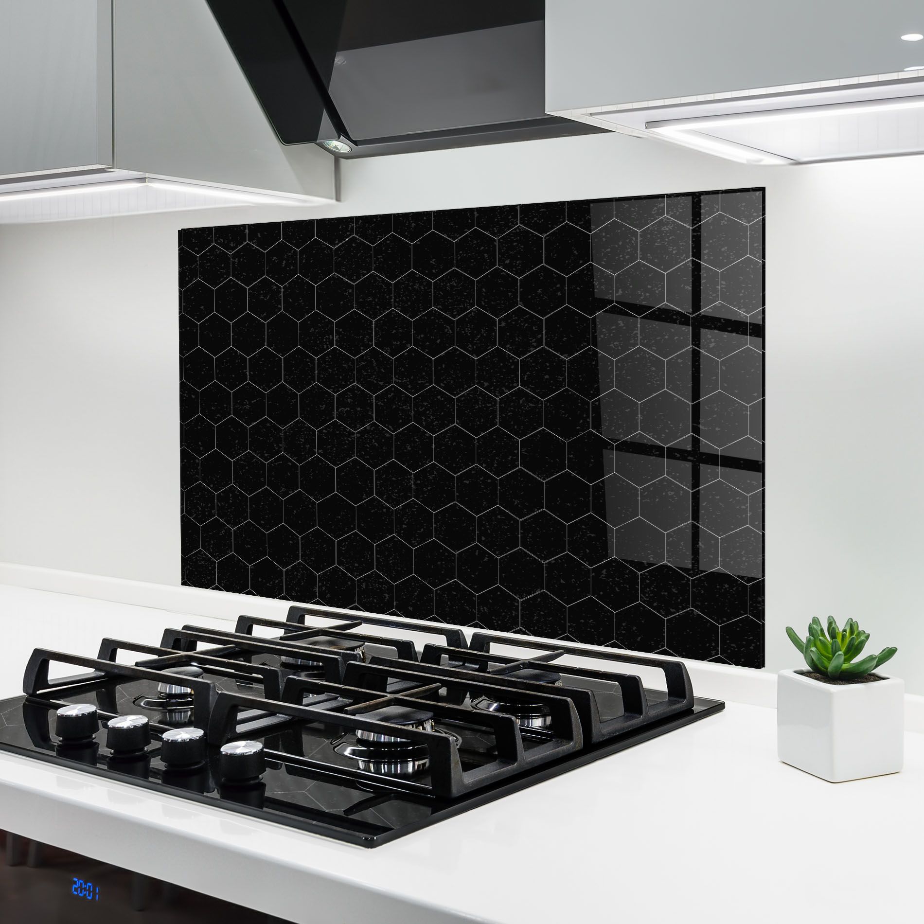 Black Hexagon mockup 6