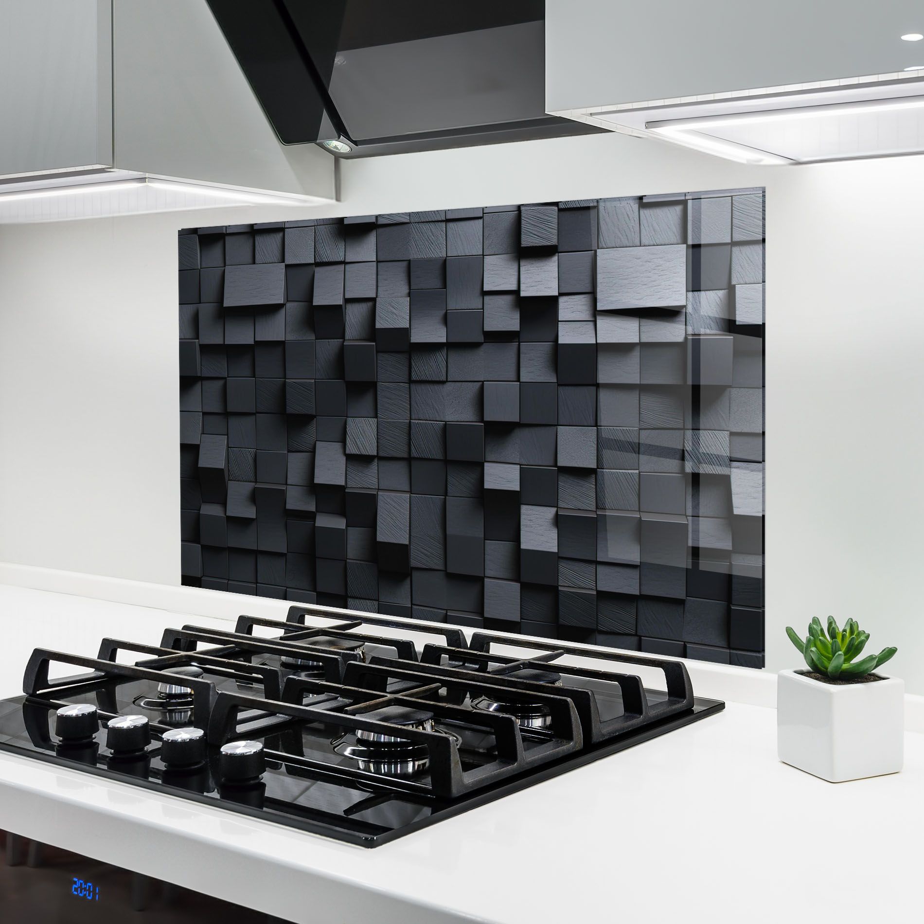 Black Square Pattern mockup 6