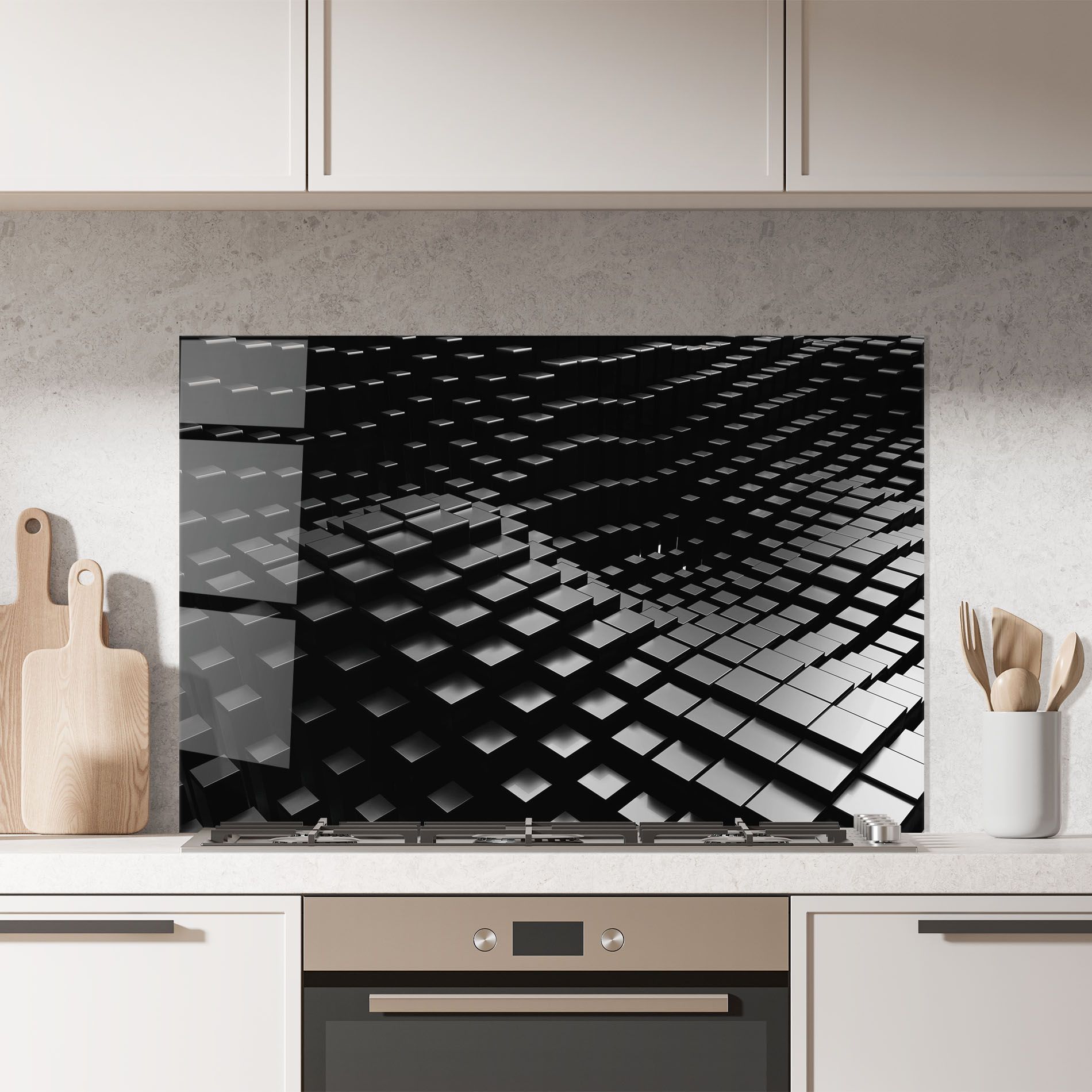 Black Square Wave mockup 7