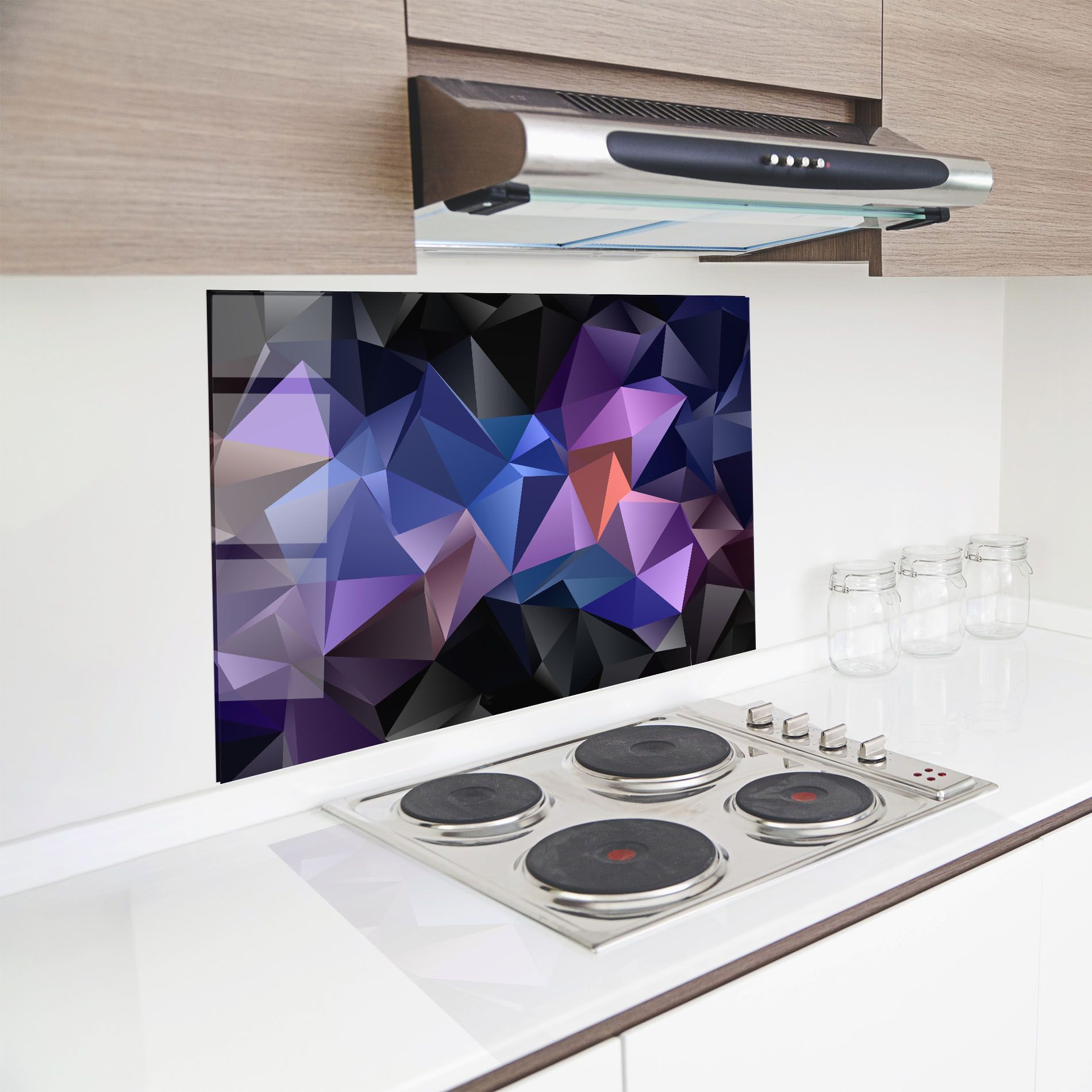 Black Purple Triangle mockup 8
