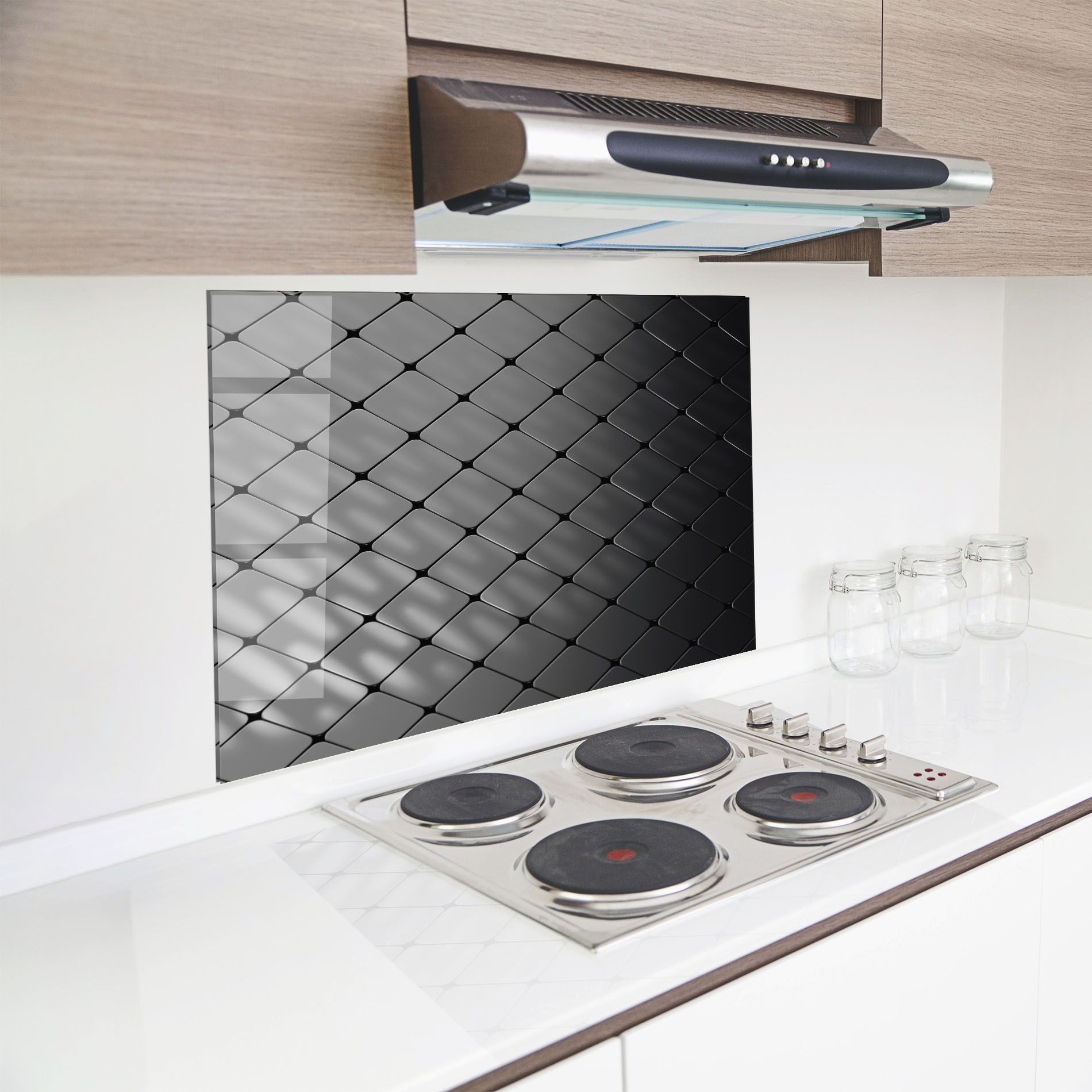 Black Square Shapes mockup 8